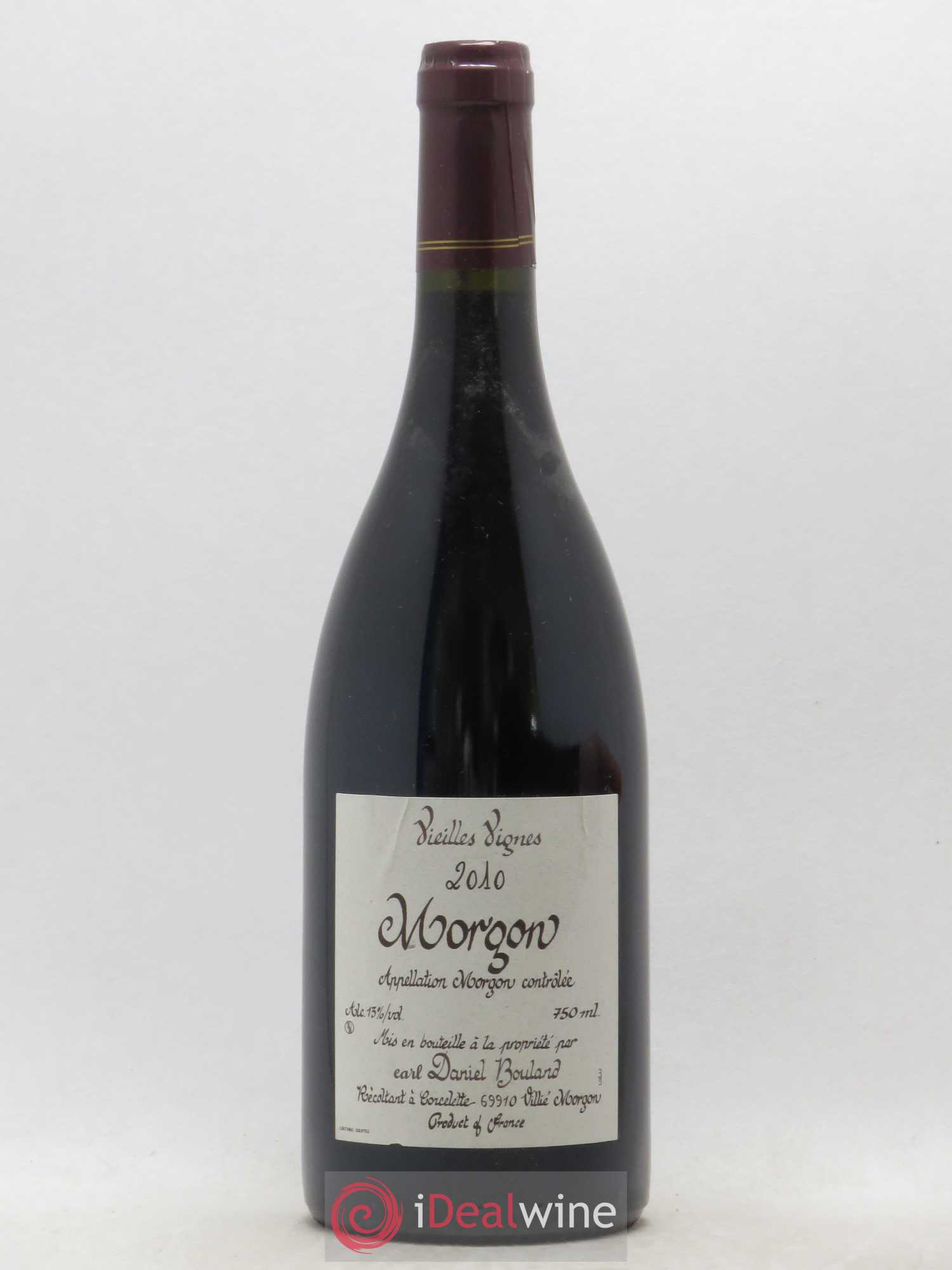 Morgon Vieilles Vignes Daniel Bouland (Domaine) 2010 - Lot de 1 bouteille - 0