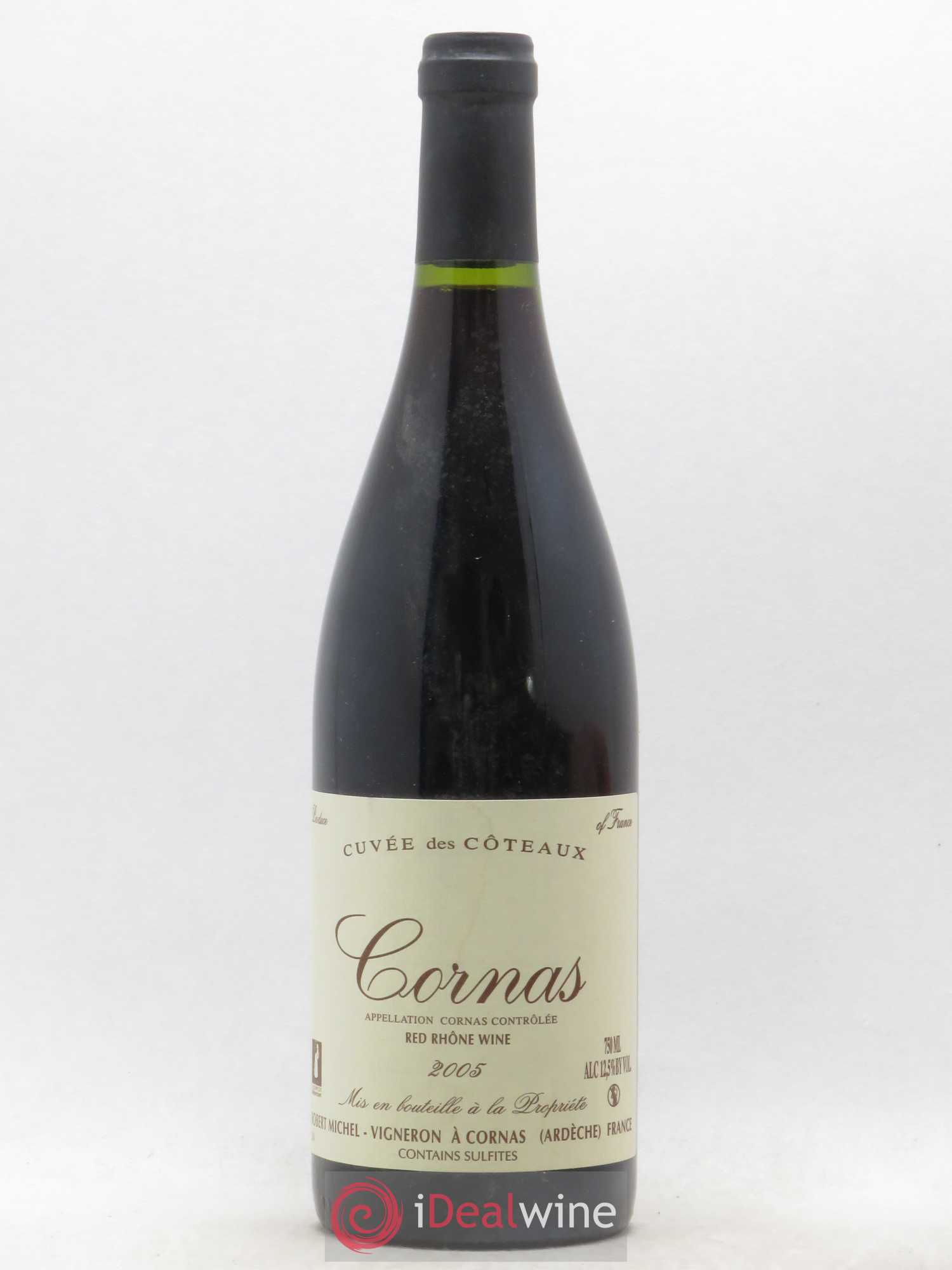 Cornas Cuvée des Coteaux Robert Michel 2005 - Lot de 1 bouteille - 0