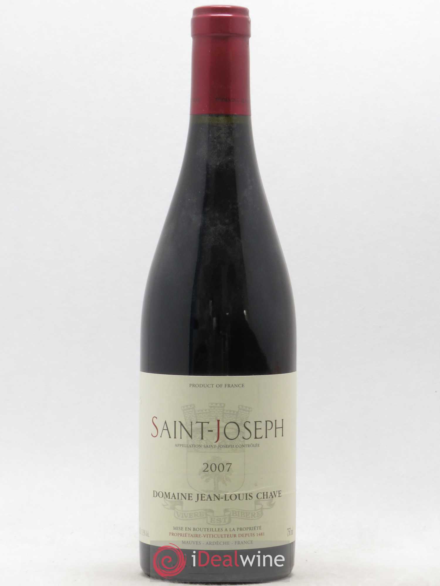 Saint-Joseph Jean-Louis Chave 2007 - Lot de 1 bouteille - 0