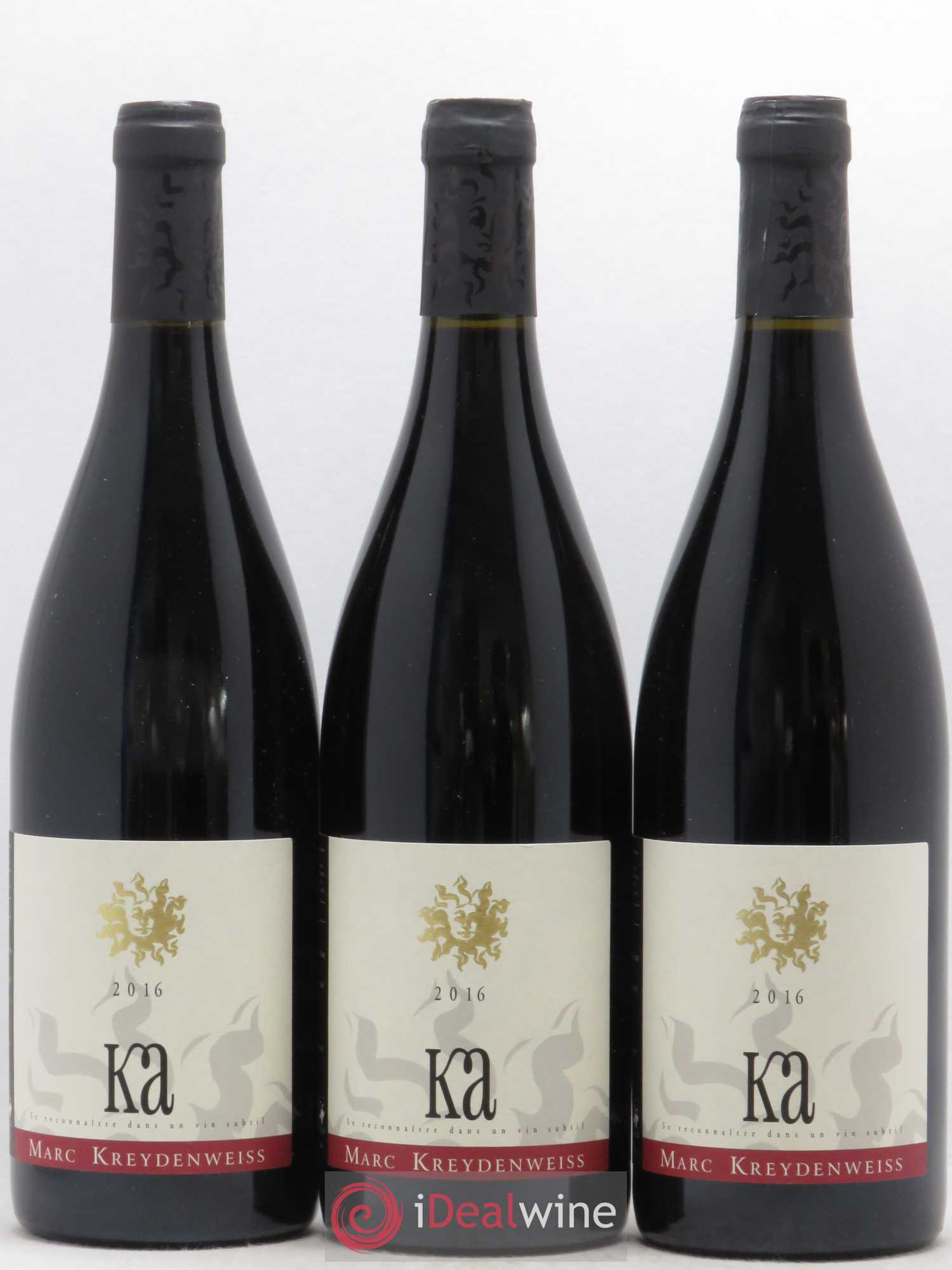 Vin de France KA Marc Kreydenweiss (sans prix de réserve) 2016 - Posten von 3 Flaschen - 0