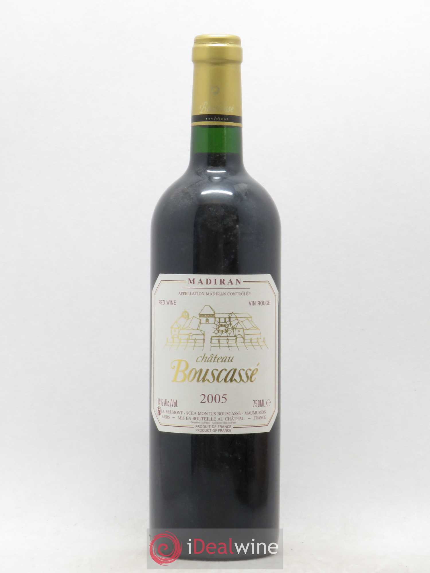 Madiran Château Bouscassé Alain Brumont 2005 - Lot de 1 bouteille - 0