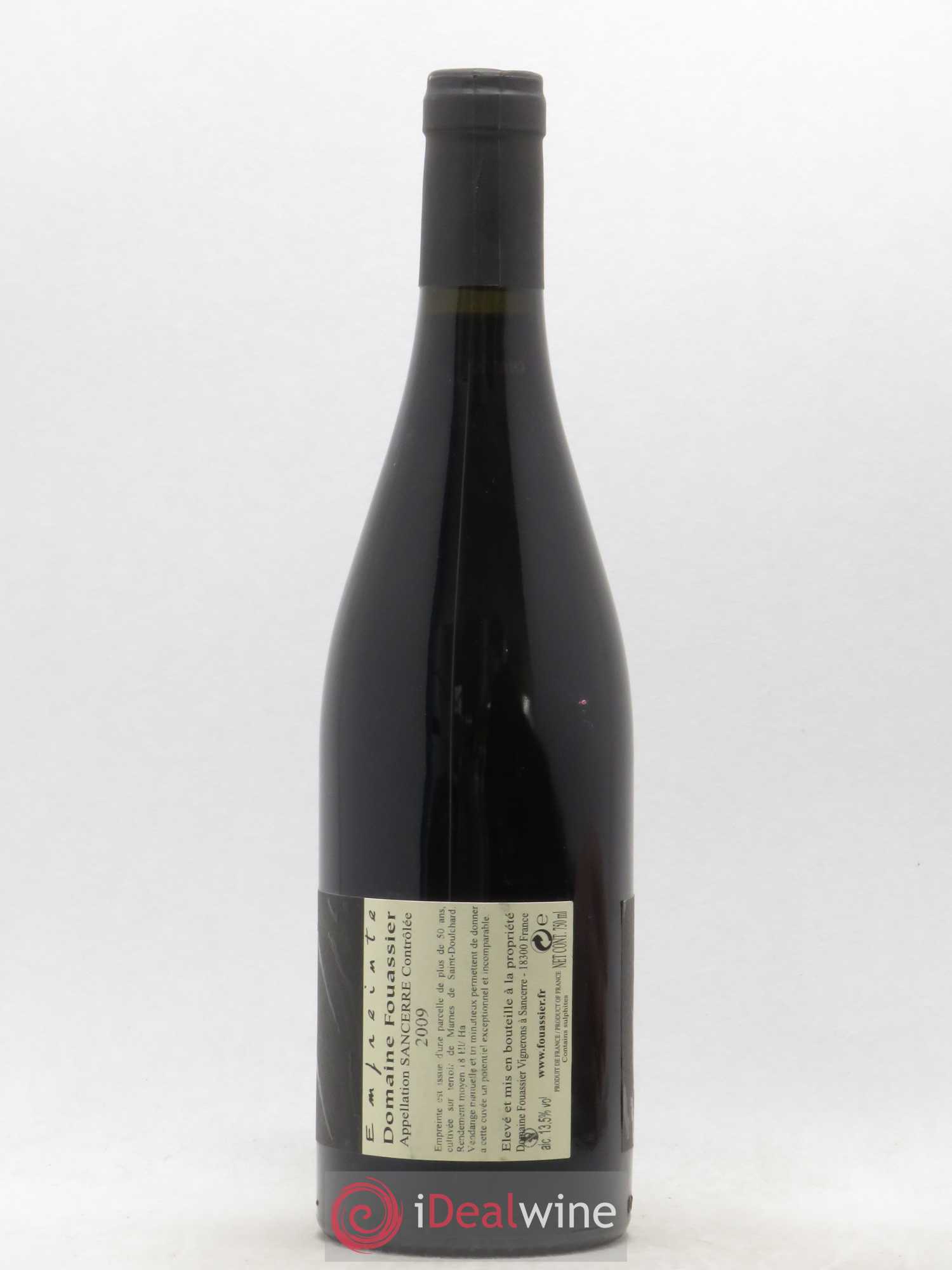 Sancerre Fouassier (Domaine) Empreintes 2009 - Lot de 1 bouteille - 1