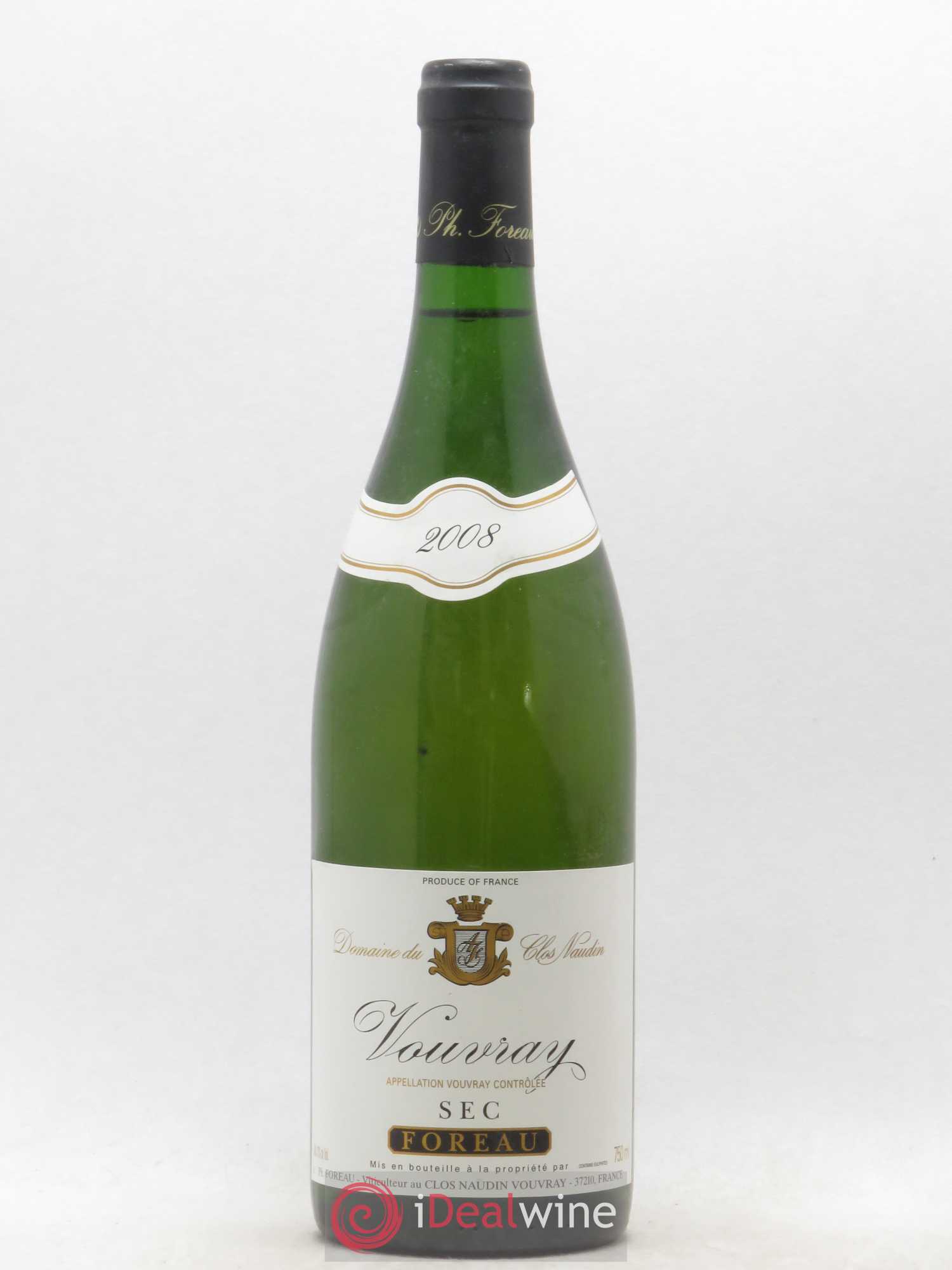 Vouvray Sec Clos Naudin - Philippe Foreau 2008 - Lot de 1 bouteille - 0