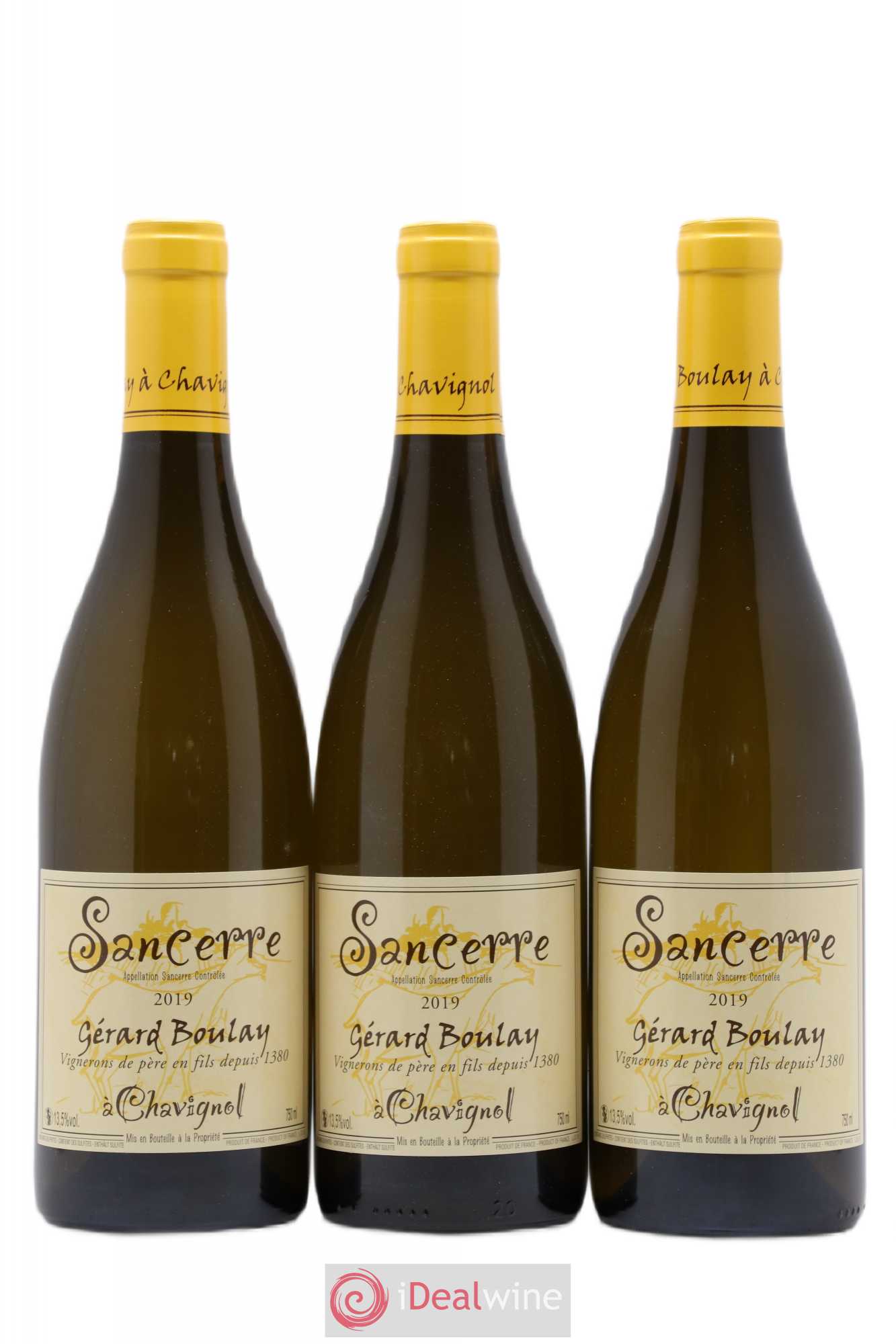 Sancerre Gérard Boulay 2019 - Lot de 3 bouteilles - 0