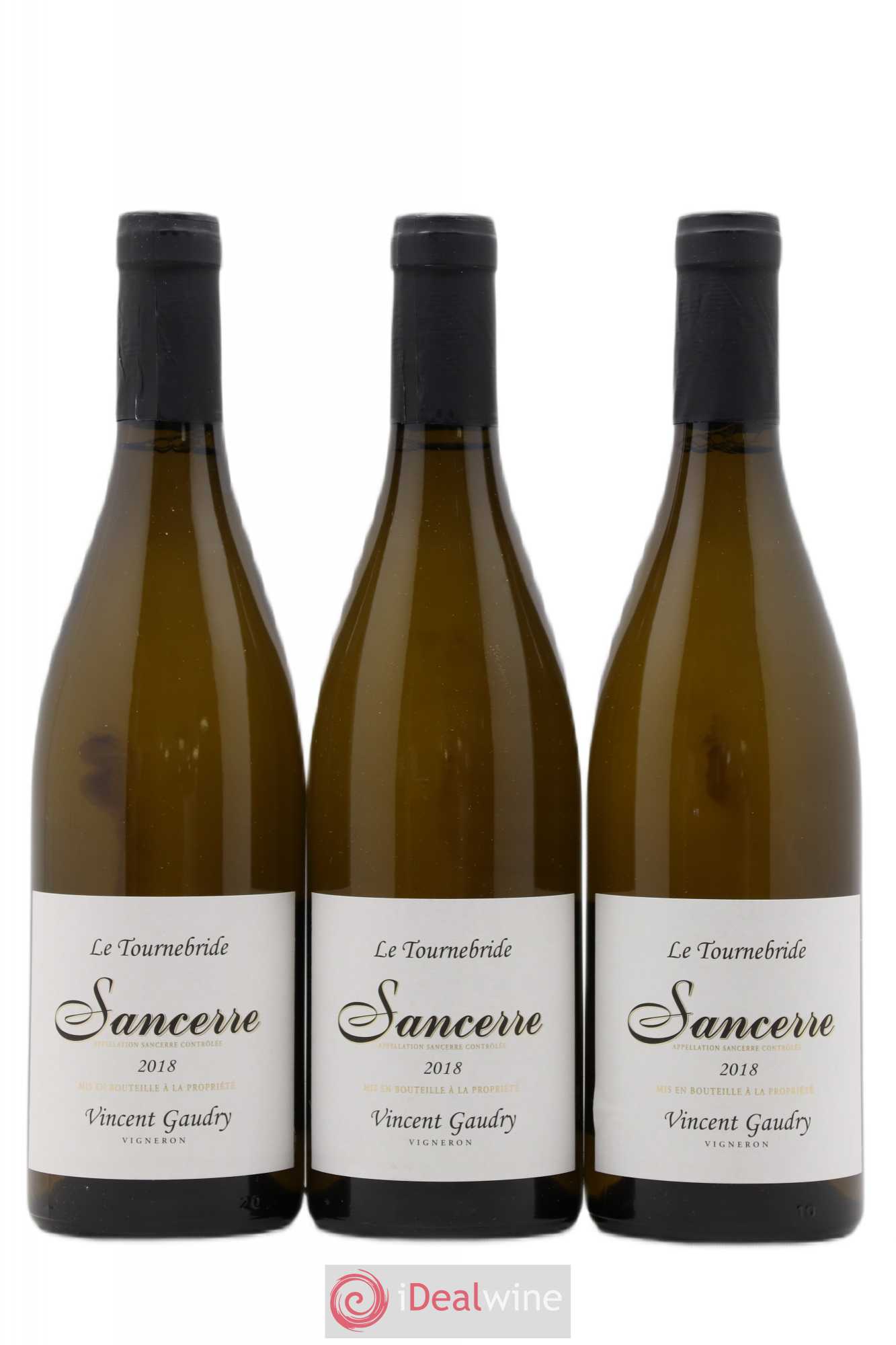 Sancerre Le Tournebride Vincent Gaudry 2018 - Lot de 3 bouteilles - 0