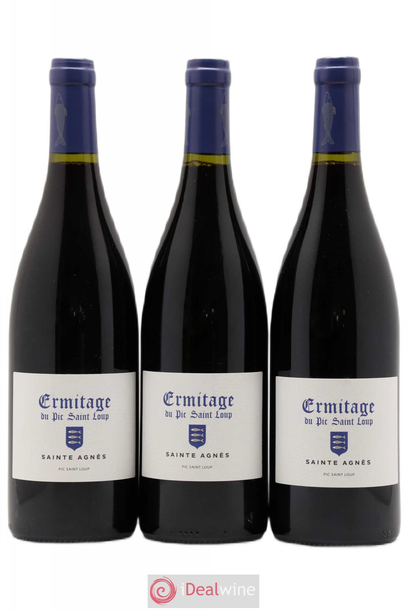 Pic Saint-Loup Héritage du Pic Saint-Loup (anciennement Ermitage) Cuvée Sainte Agnès 2018 - Lot de 3 bouteilles - 0
