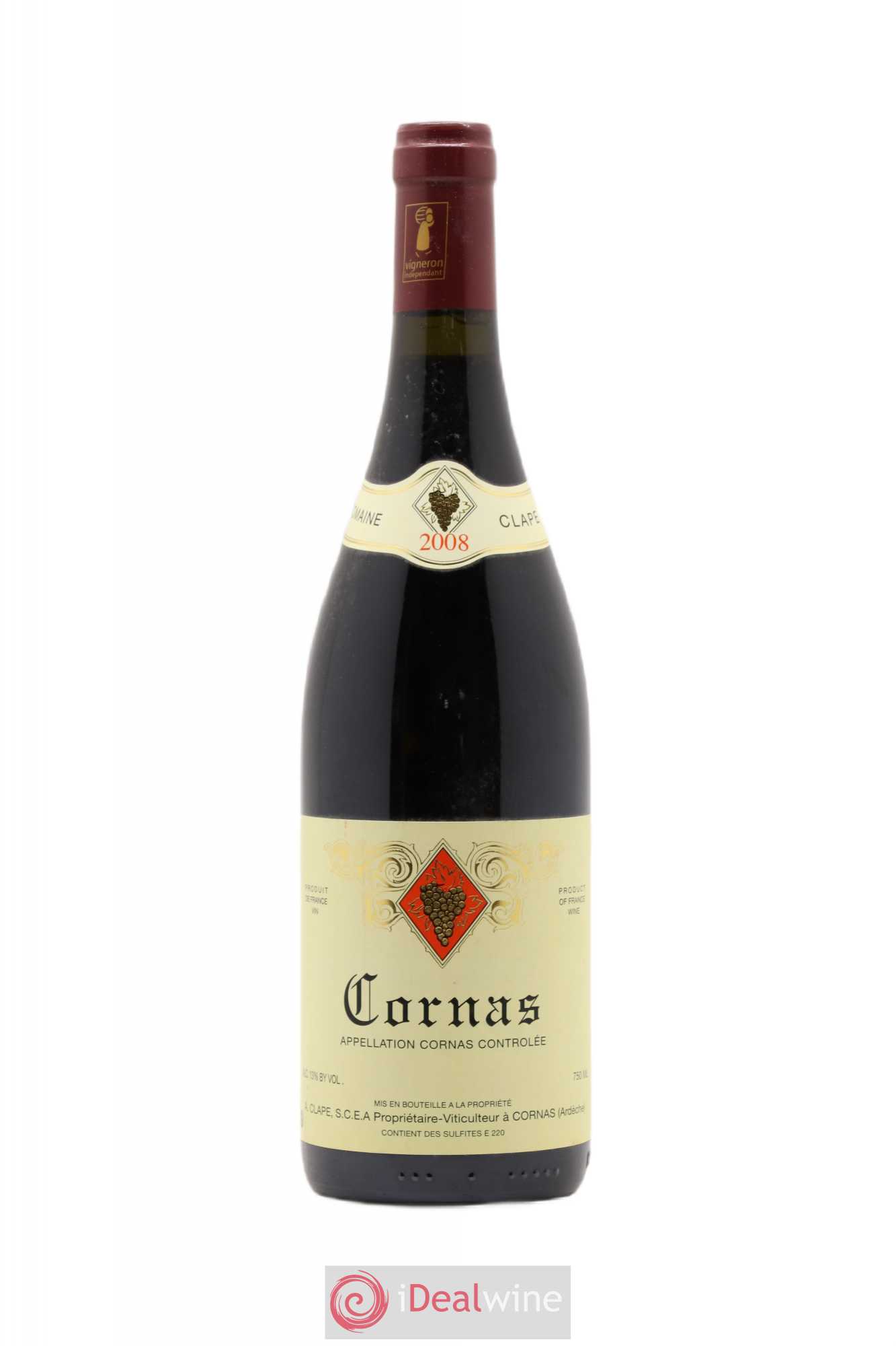 Cornas Auguste Clape 2008 - Lot de 1 bouteille - 0