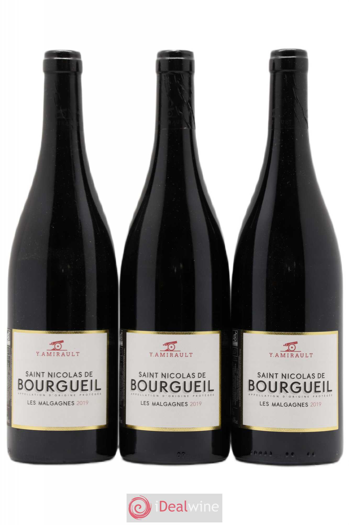 Saint-Nicolas de Bourgueil Les Malgagnes Yannick Amirault (Domaine) 2019 - Lot de 3 bouteilles - 0