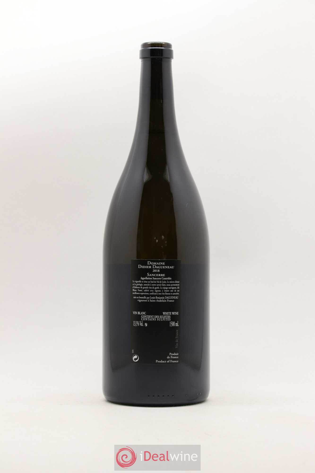 Sancerre Le Mont Damné Chavignol Dagueneau (Domaine Didier - Louis-Benjamin) (sans prix de réserve) 2018 - Lot de 1 magnum - 1