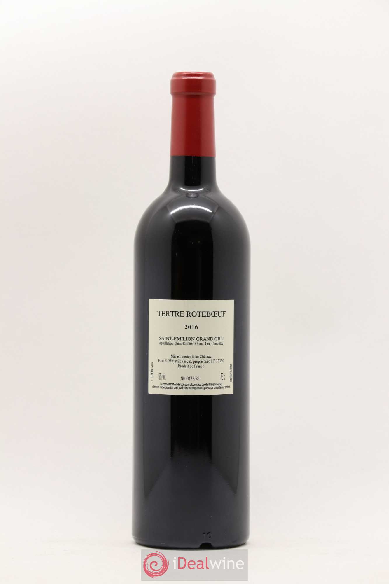 Château Tertre Roteboeuf 2016 - Lot de 1 bouteille - 1