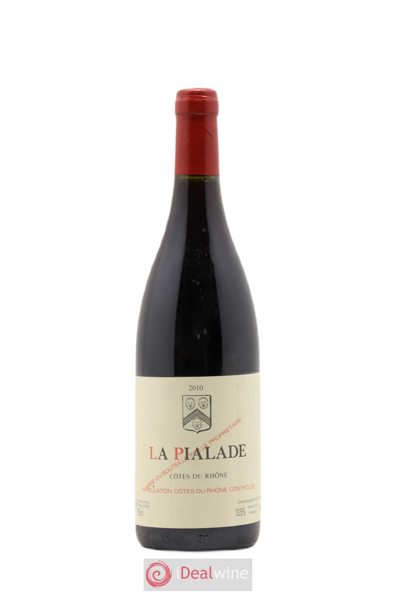 Côtes-du-Rhône La Pialade Emmanuel Reynaud 2010 - Lot de 1 bouteille - 0