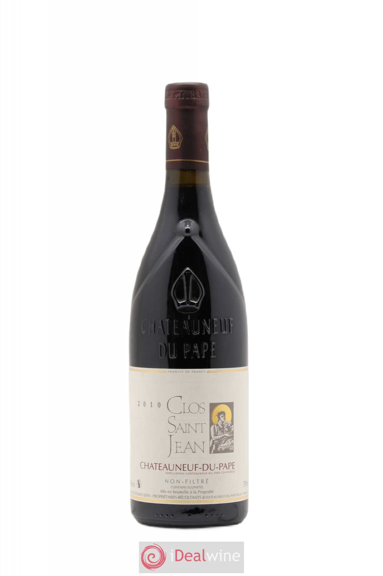 Châteauneuf-du-Pape Clos Saint-Jean Pascal et Vincent Maurel (sans prix de réserve) 2010 - Lot de 1 bouteille - 0