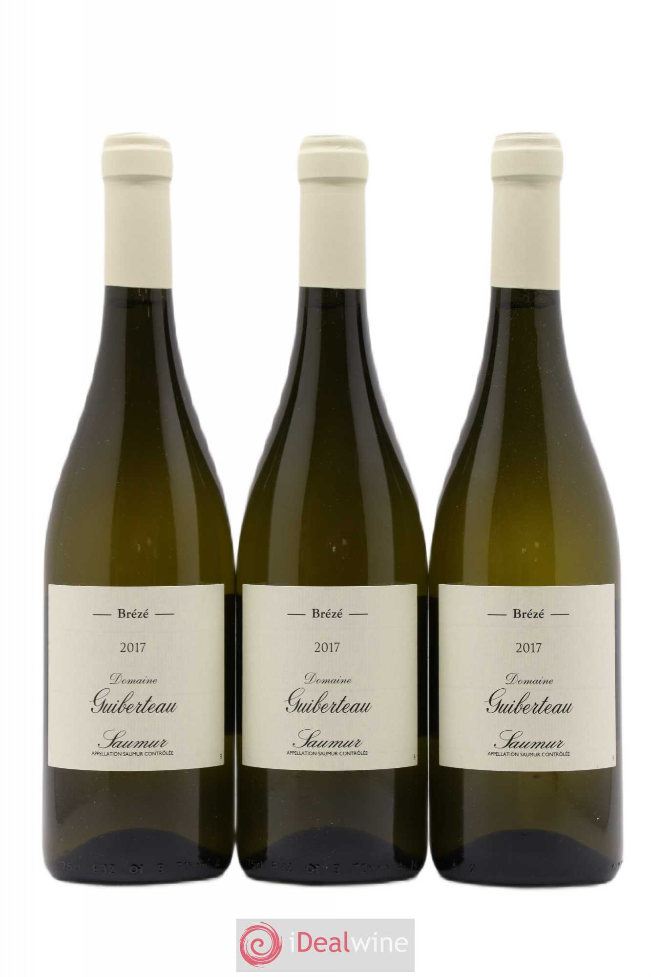 Saumur Brézé Domaine Guiberteau 2017 - Lot de 3 bouteilles - 0