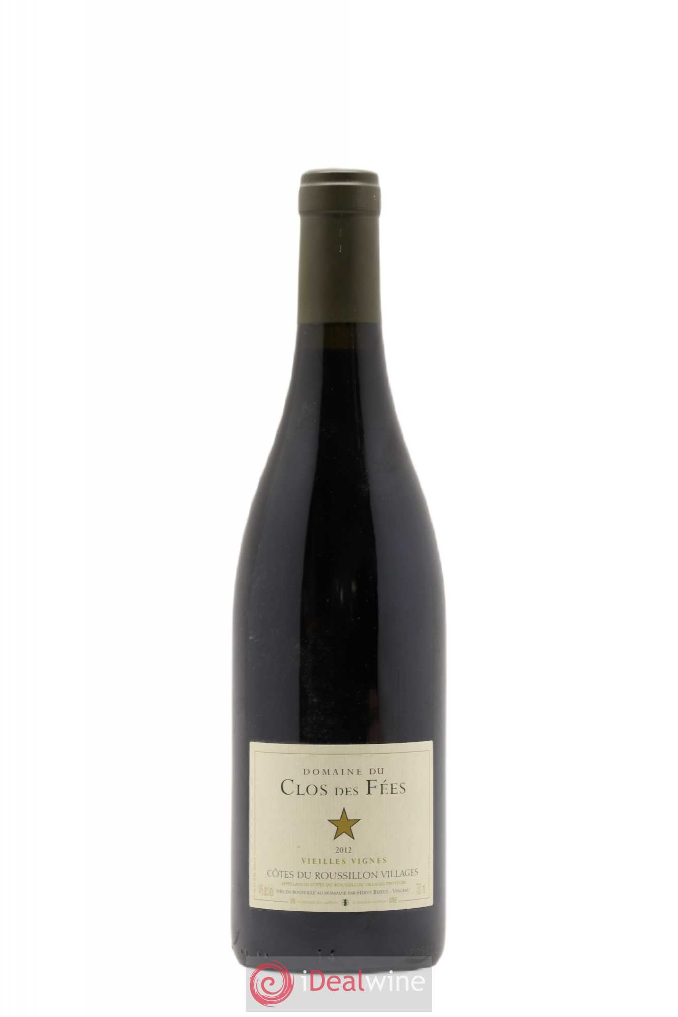 Côtes du Roussillon Villages Clos des Fées Vieilles vignes Hervé Bizeul 2012 - Lot de 1 bouteille - 0