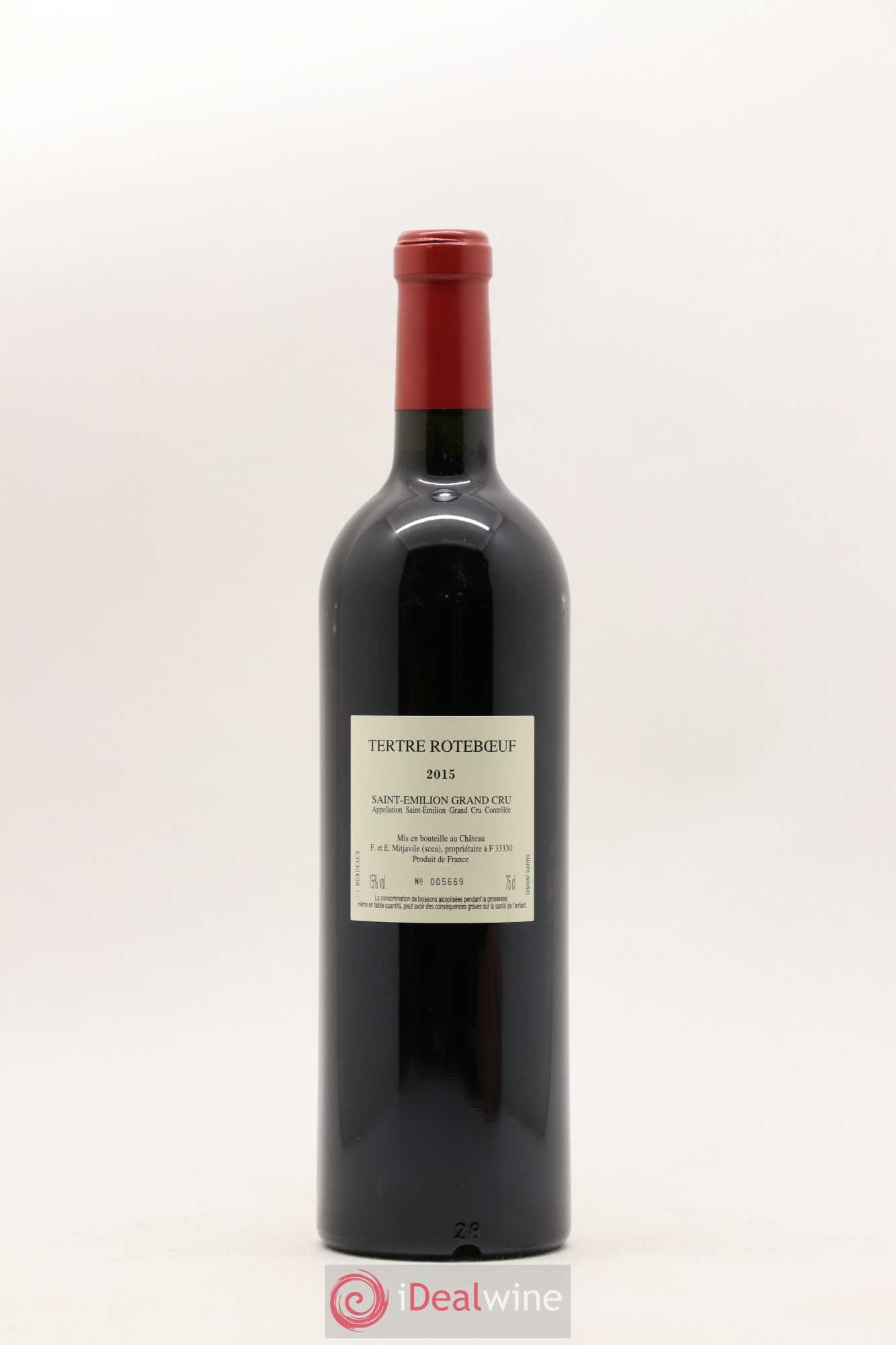 Château Tertre Roteboeuf 2015 - Lot de 1 bouteille - 1