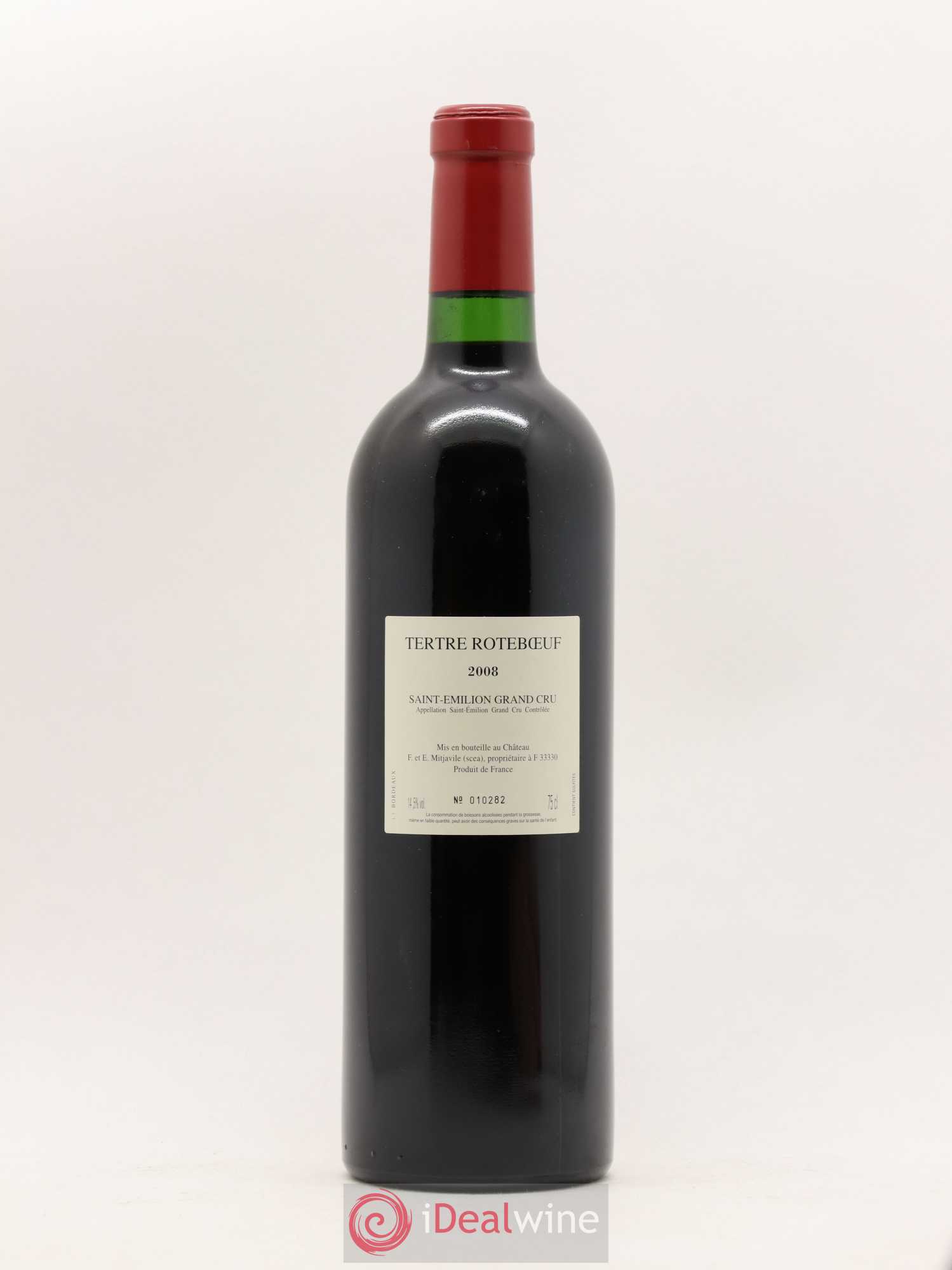 Château Tertre Roteboeuf 2008 - Lot de 1 bouteille - 1