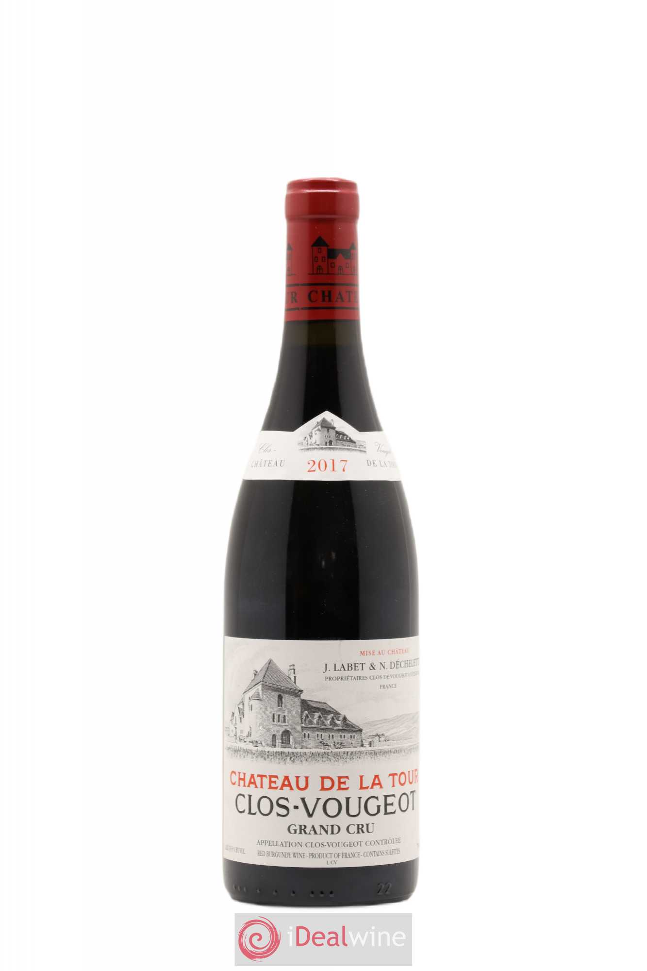 Clos de Vougeot Grand Cru Château de La Tour 2017 - Lot de 1 bouteille - 0