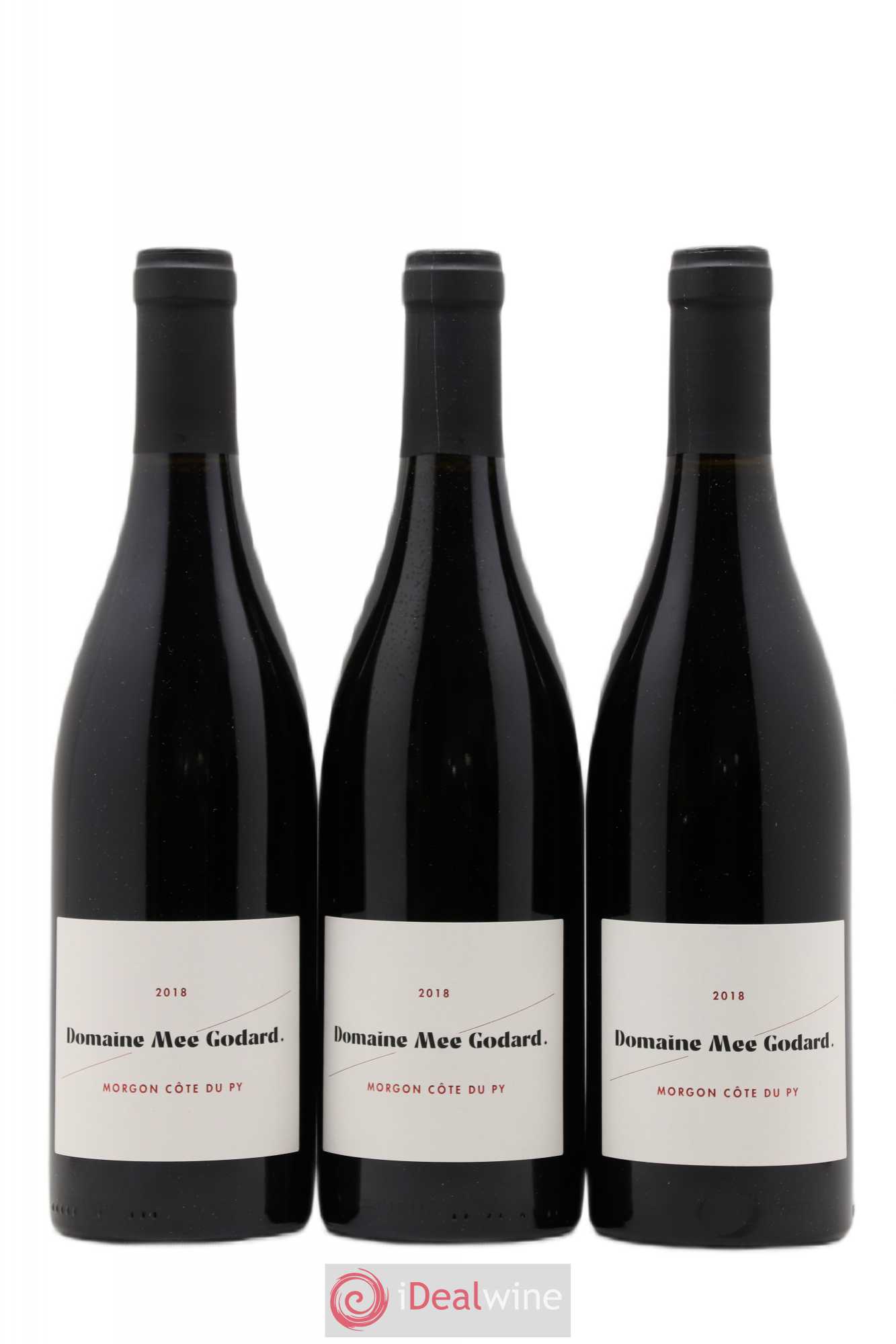 Morgon Côte du Py Mee Godard (sans prix de réserve) 2018 - Lot de 3 bouteilles - 0