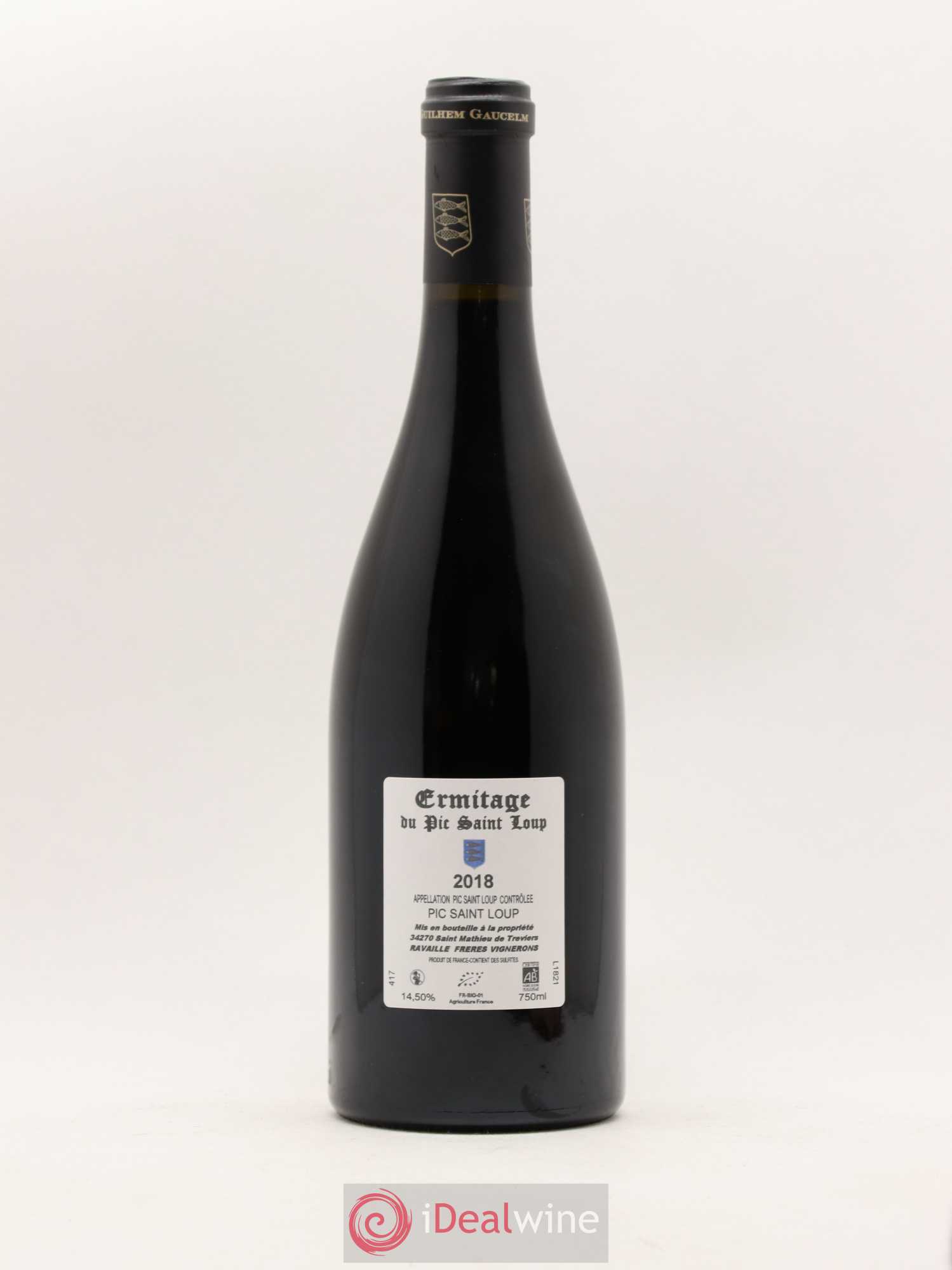 Pic Saint-Loup Héritage du Pic Saint-Loup (anciennement Ermitage) Guilhem Gaucelm 2018 - Lot de 1 bouteille - 1