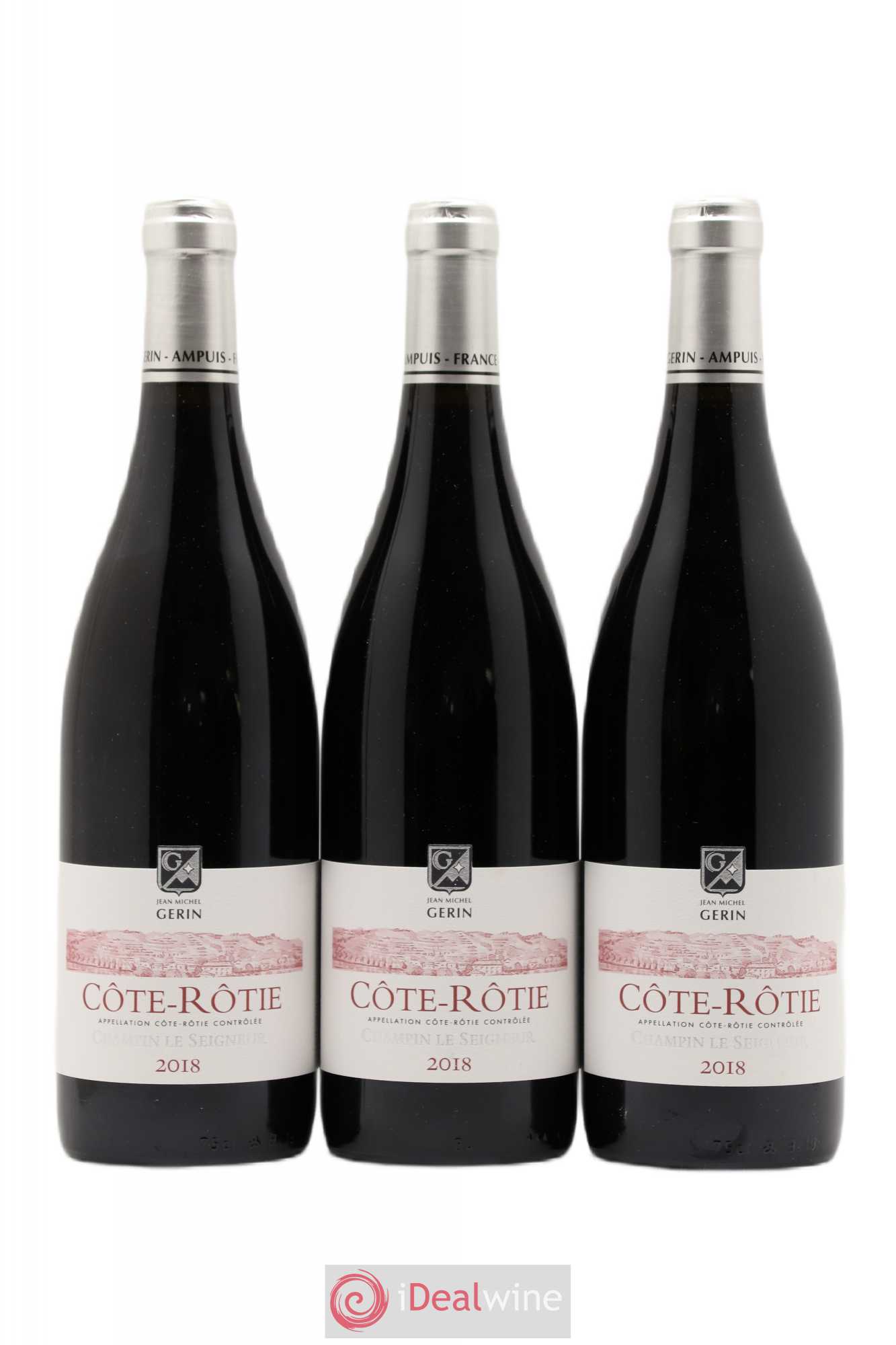 Côte-Rôtie Champin Le Seigneur Jean-Michel Gerin 2018 - Lot de 3 bouteilles - 0
