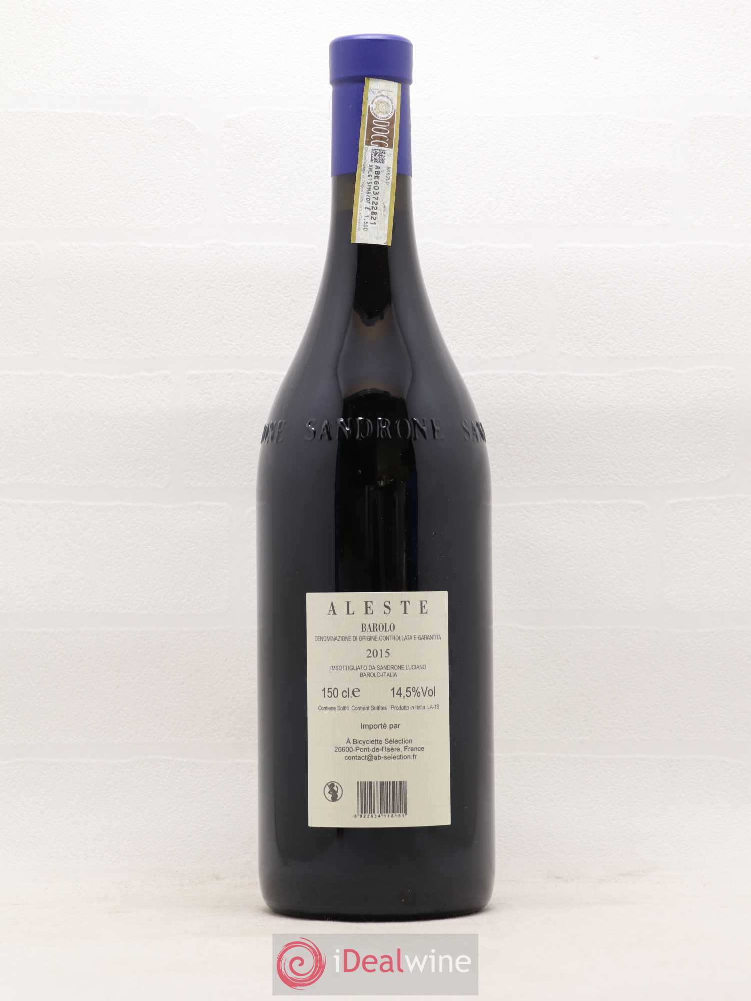 Barolo DOCG Aleste (anciennement Cannubi Boschis) Luciano Sandrone 2015 - Lot de 1 magnum - 1