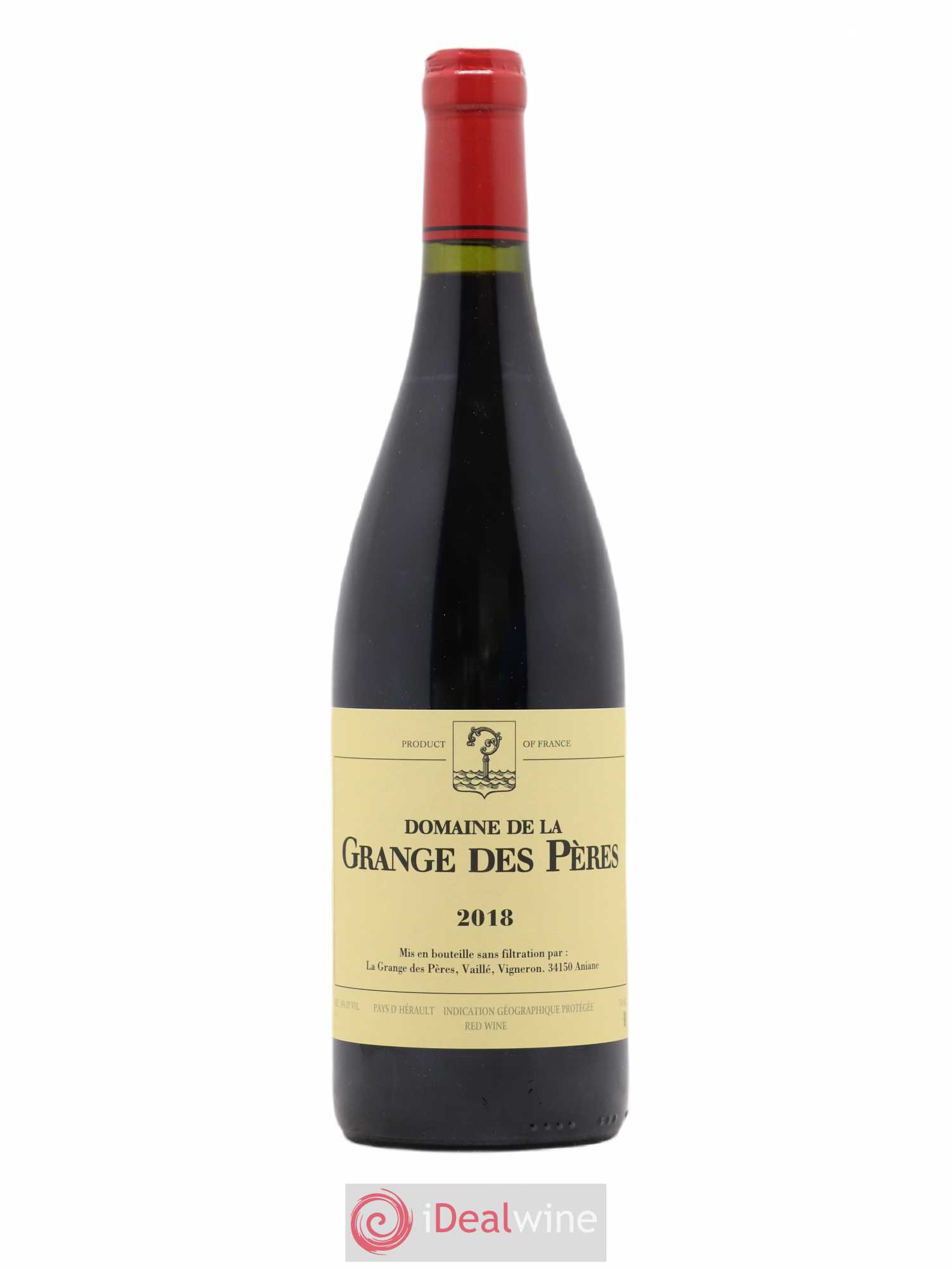 Pays d'Hérault Grange des Pères Laurent Vaillé 2018 - Lot de 1 bouteille - 0