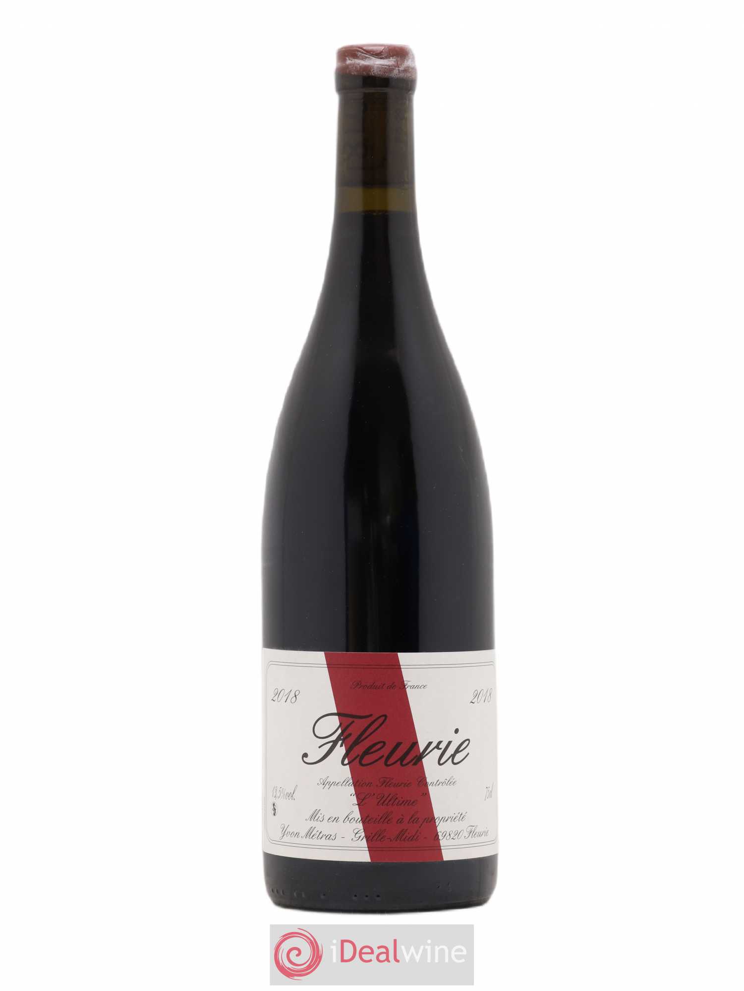 Fleurie l'Ultime Yvon Métras 2018 - Lot de 1 bouteille - 0