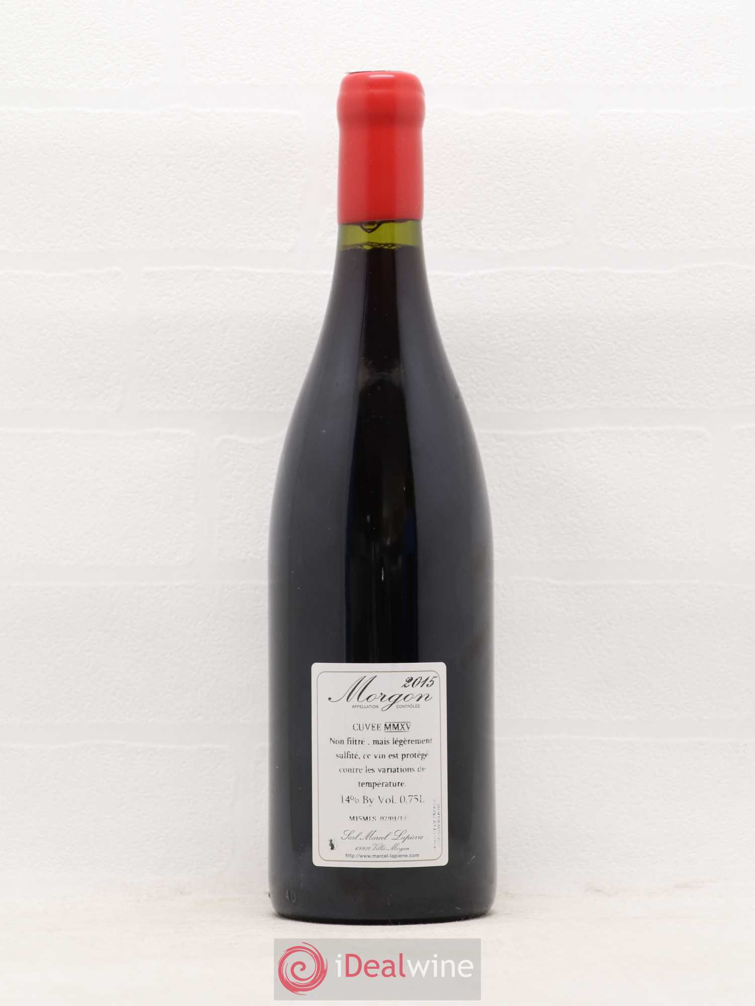 Morgon Cuvée Marcel Lapierre Marcel Lapierre (Domaine) 2015 - Lot de 1 bouteille - 1