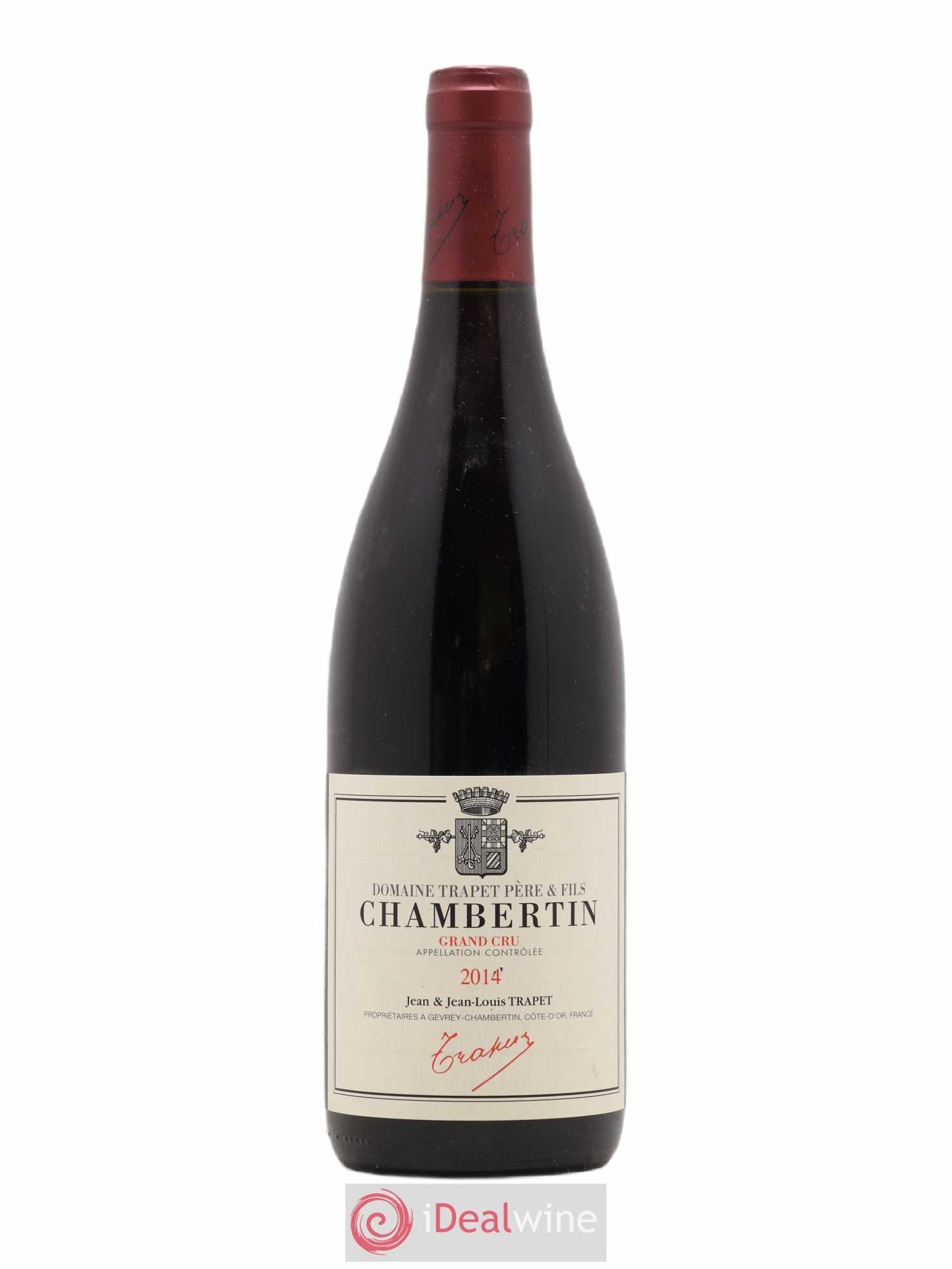 Chambertin Grand Cru Domaine Trapet 2014 - Lot de 1 bouteille - 0