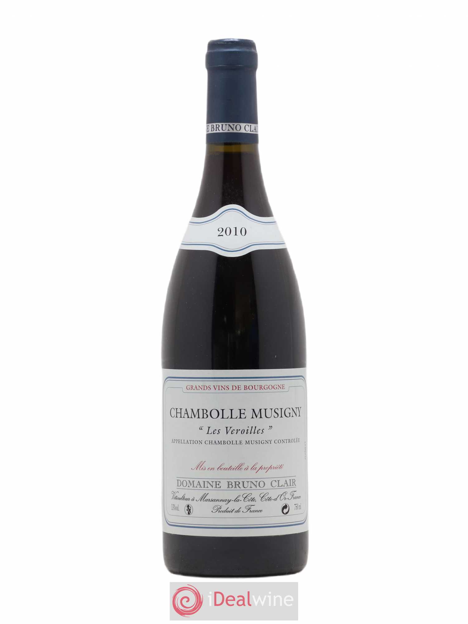 Chambolle-Musigny Les Veroilles Bruno Clair (Domaine) 2010 - Lot de 1 bouteille - 0