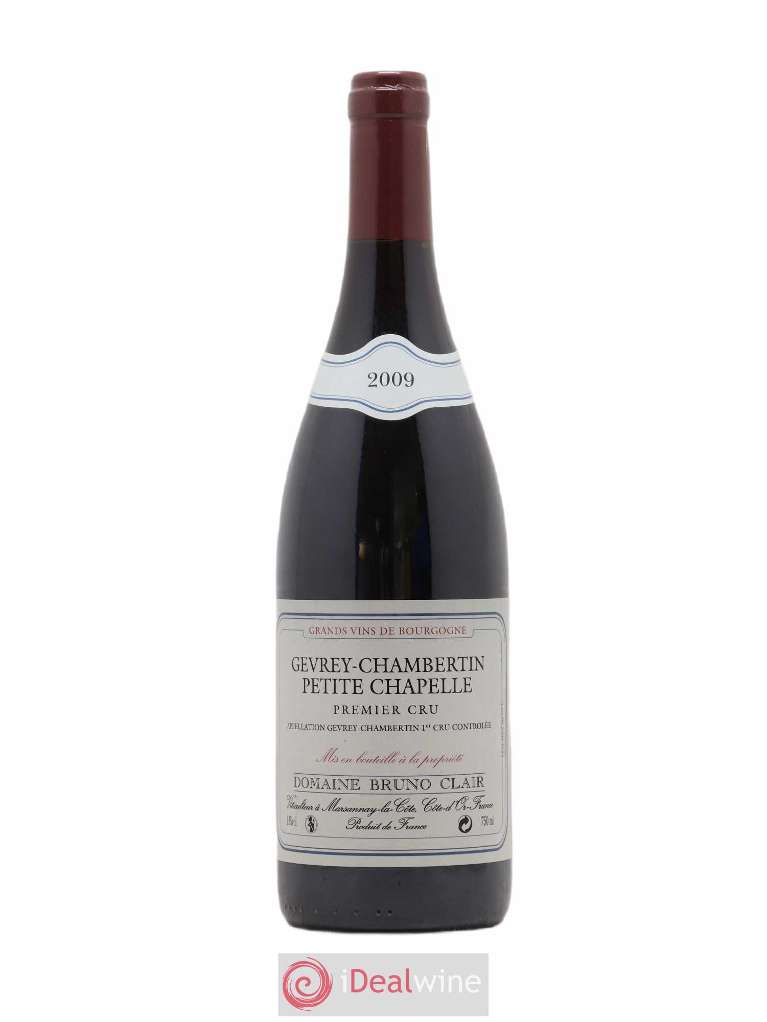 Gevrey-Chambertin 1er Cru Petite Chapelle Bruno Clair (Domaine) 2009 - Lot de 1 bouteille - 0