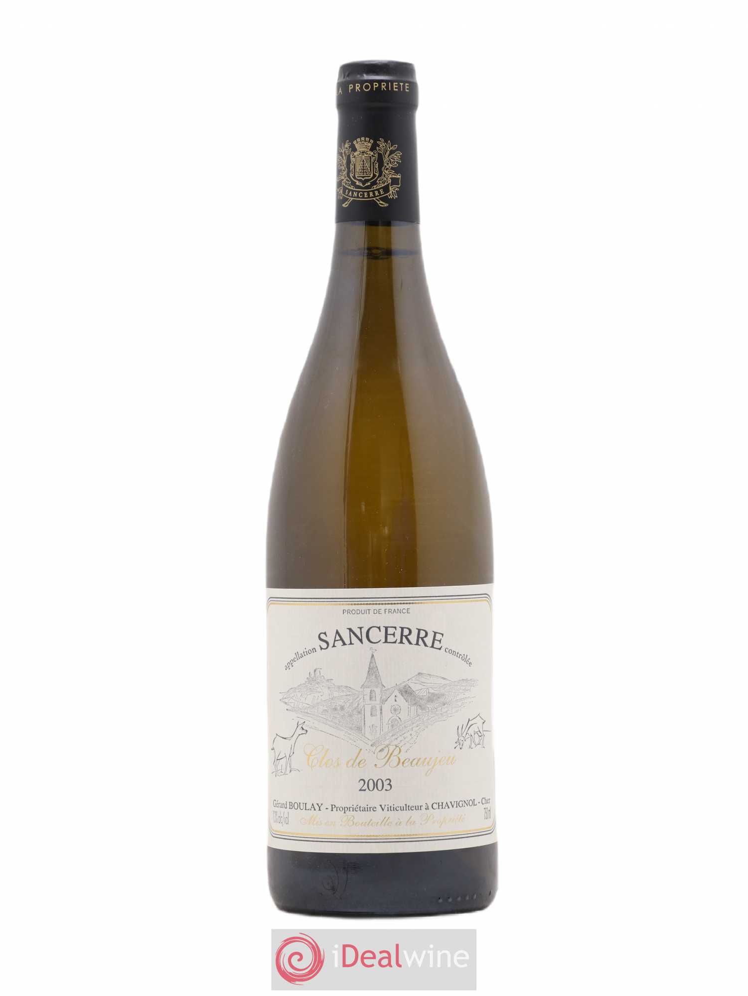 Sancerre Clos de Beaujeu Gérard Boulay 2003 - Lot de 1 bouteille - 0