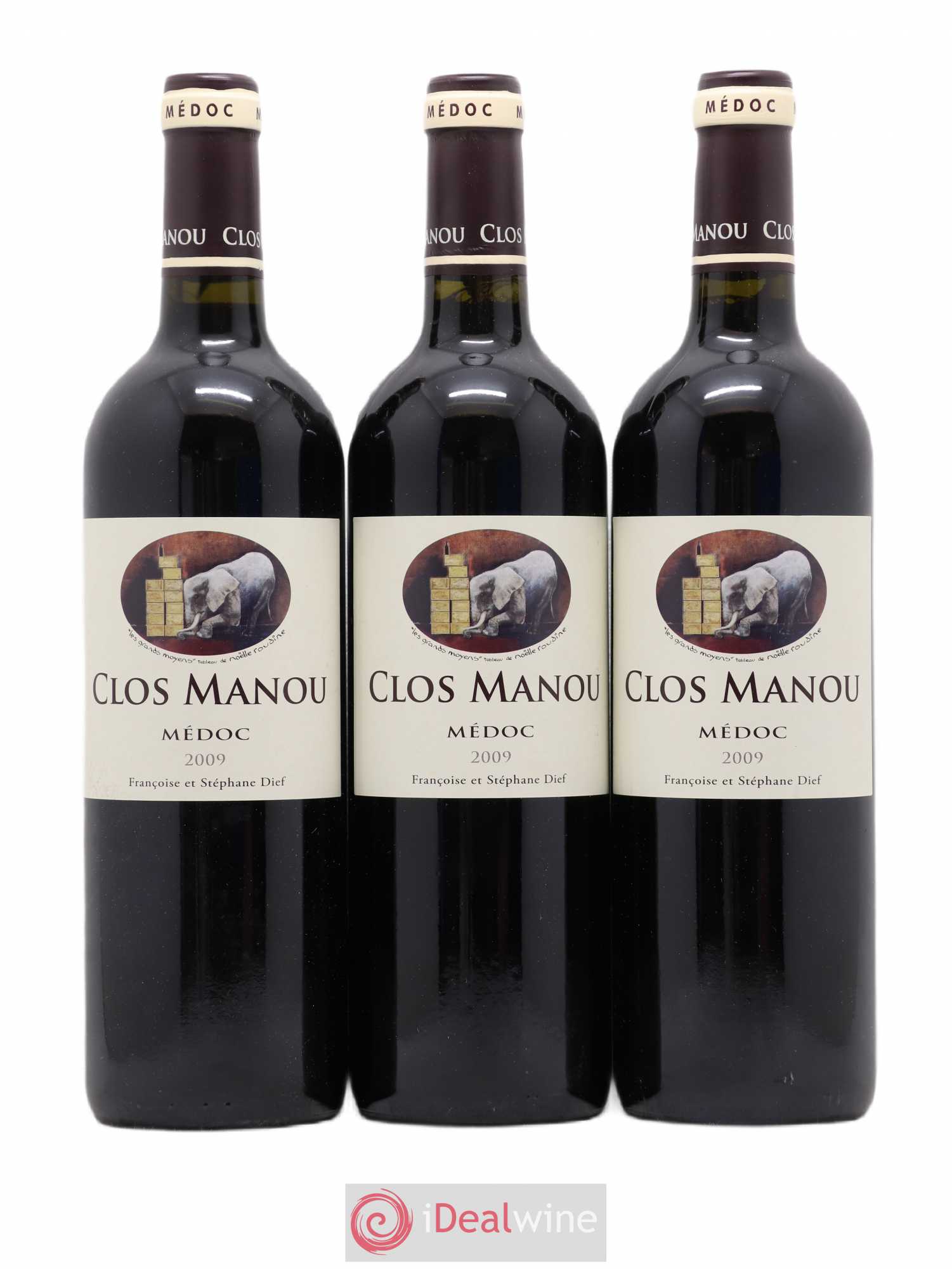 Clos Manou 2009 - Lot de 3 bouteilles - 0