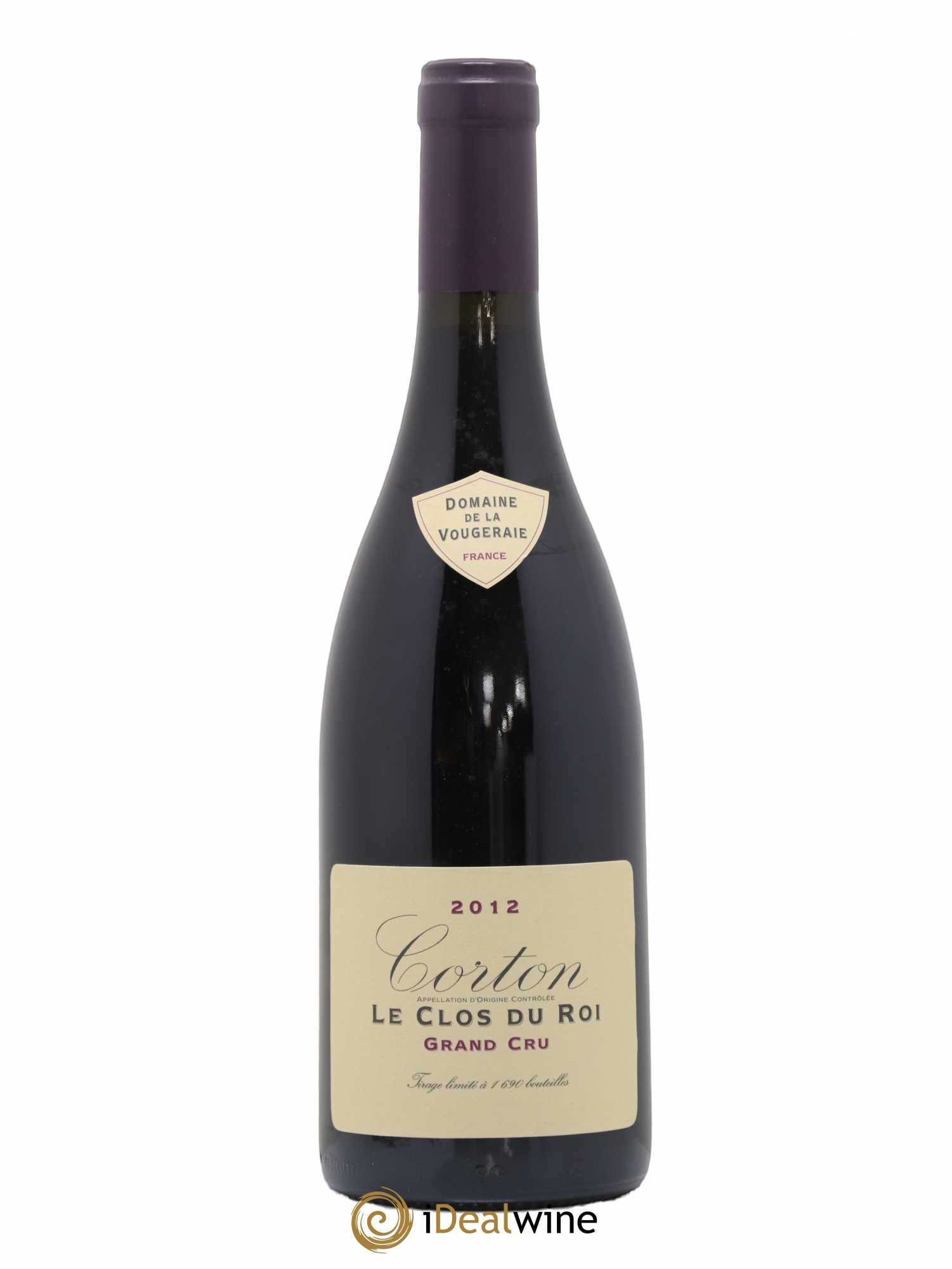 Corton Grand Cru Le Clos du Roi La Vougeraie 2012 - Lot de 1 bouteille - 0