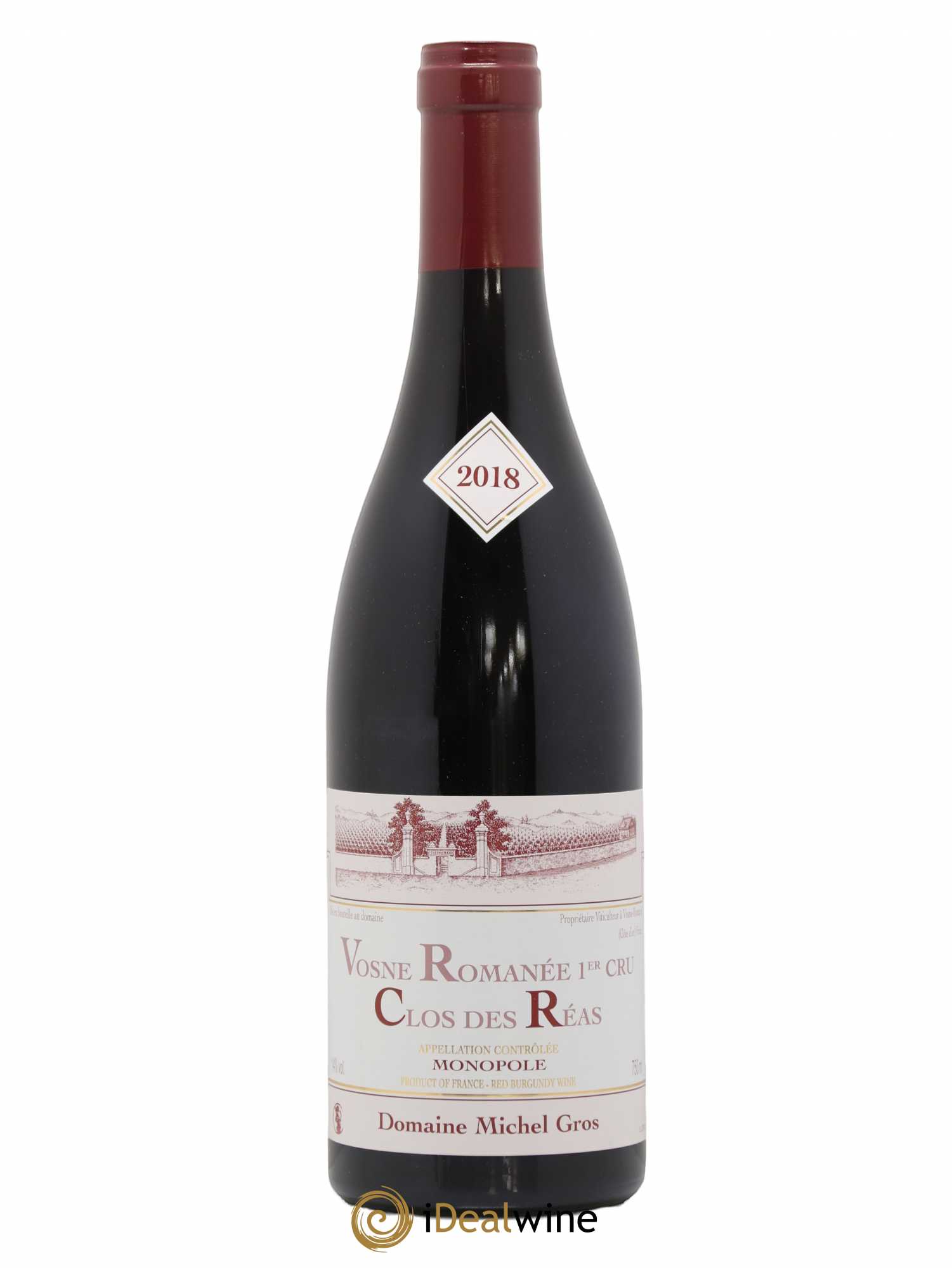 Vosne-Romanée 1er Cru Clos des Réas Michel Gros 2018 - Lot de 1 bouteille - 0