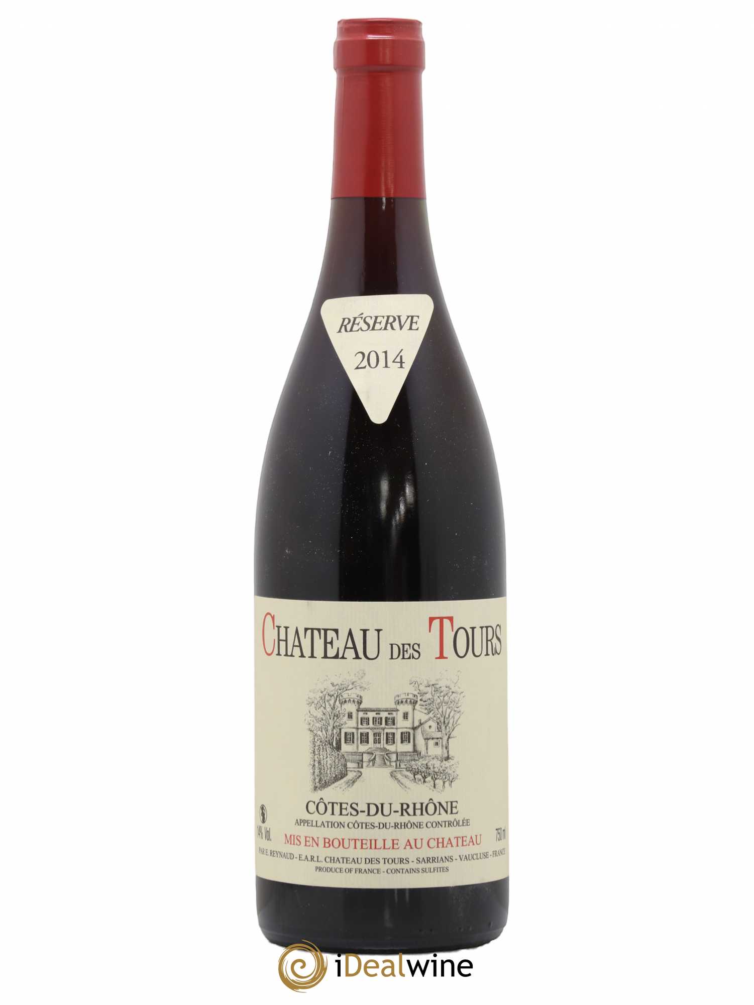 Côtes-du-Rhône Château des Tours Emmanuel Reynaud 2014 - Lot de 1 bouteille - 0