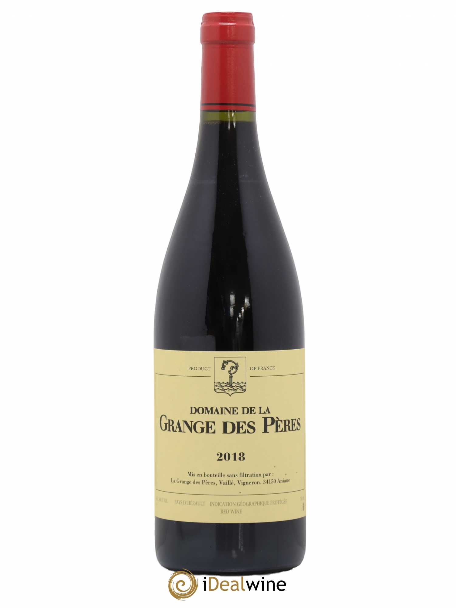 Pays d'Hérault Grange des Pères Laurent Vaillé 2018 - Lot de 1 bouteille - 0