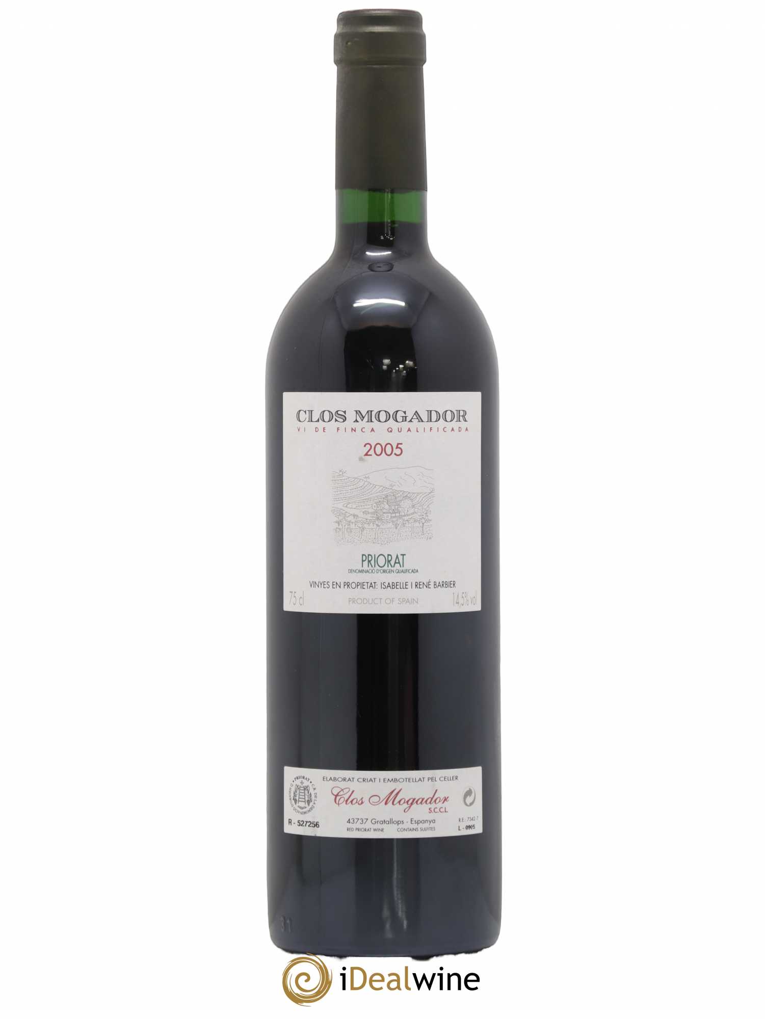 Priorat Clos Mogador DOCA René Barbier 2005 - Posten von 1 Flasche - 0