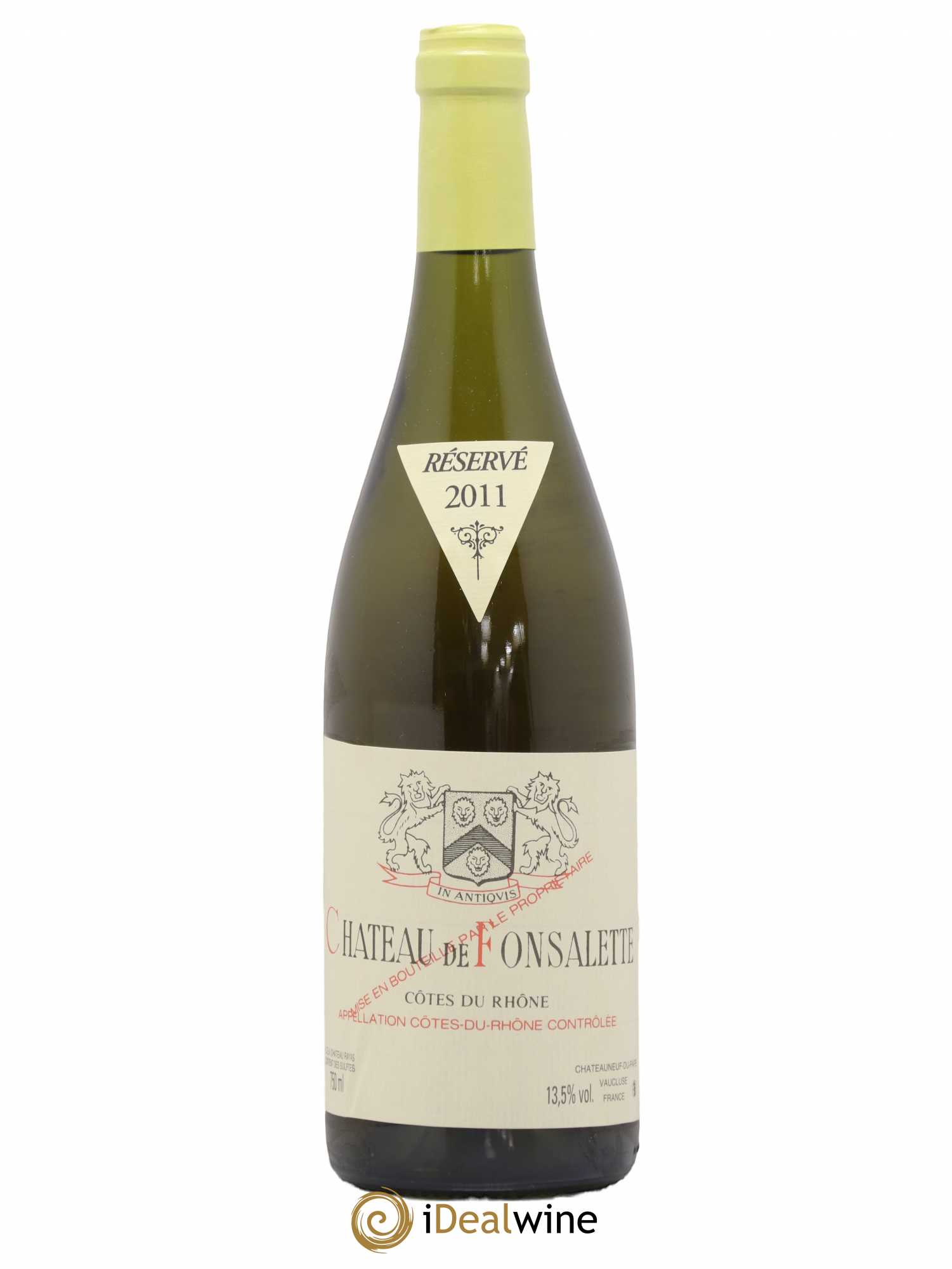Côtes-du-Rhône Château de Fonsalette Emmanuel Reynaud 2011 - Lot de 1 bouteille - 0