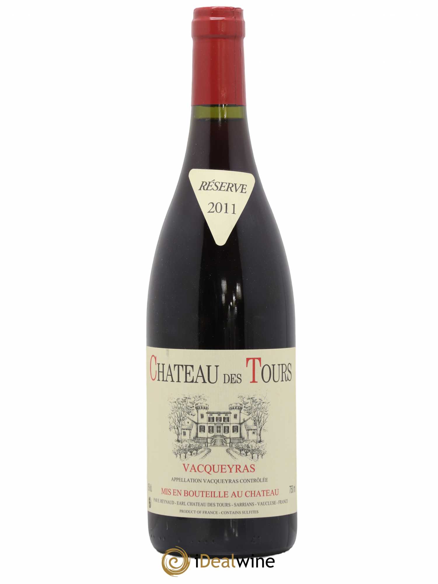 Vacqueyras Château des Tours Emmanuel Reynaud 2011 - Lot de 1 bouteille - 0