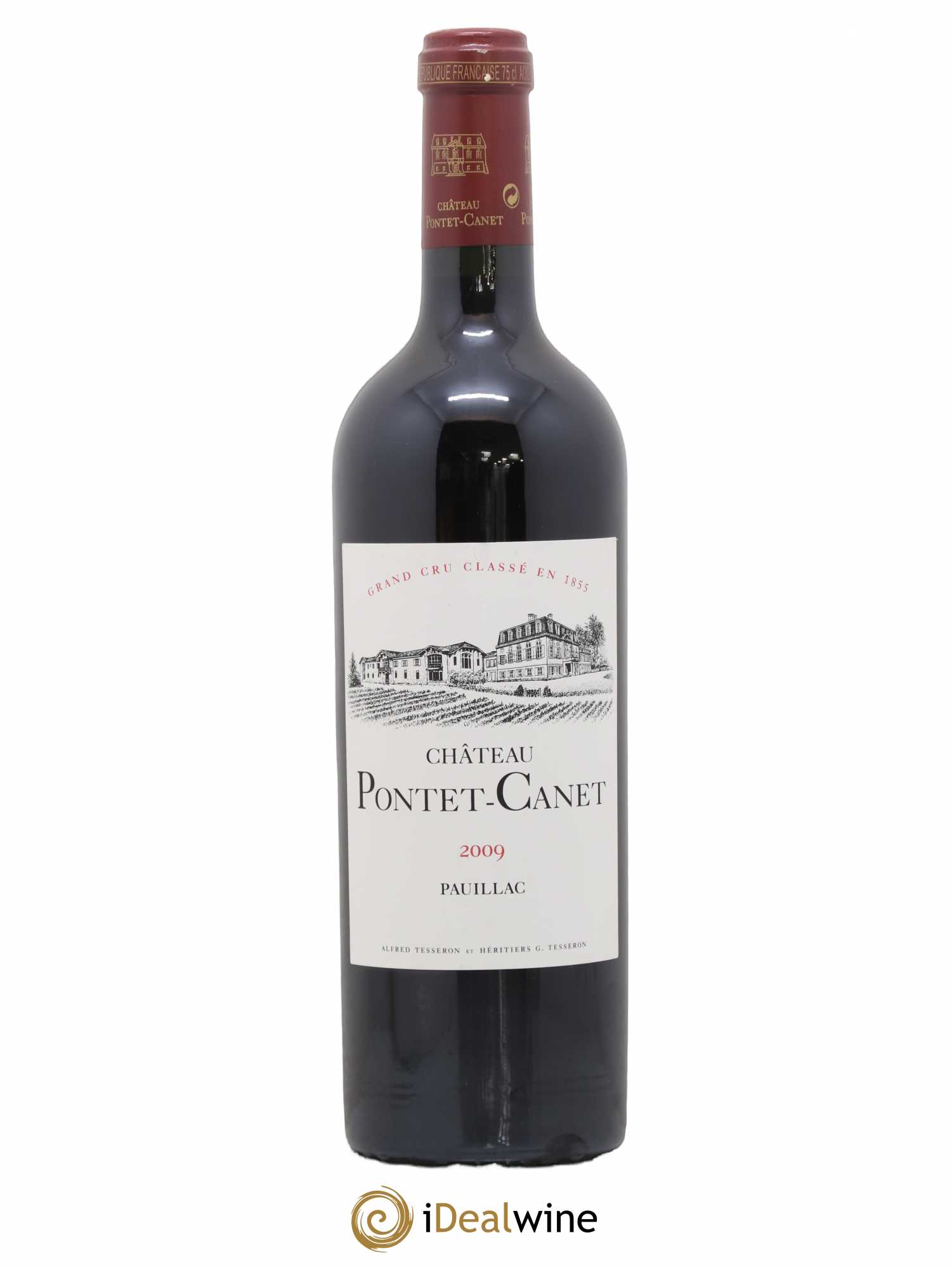 Château Pontet Canet 5ème Grand Cru Classé 2009 - Lot de 1 bouteille - 0