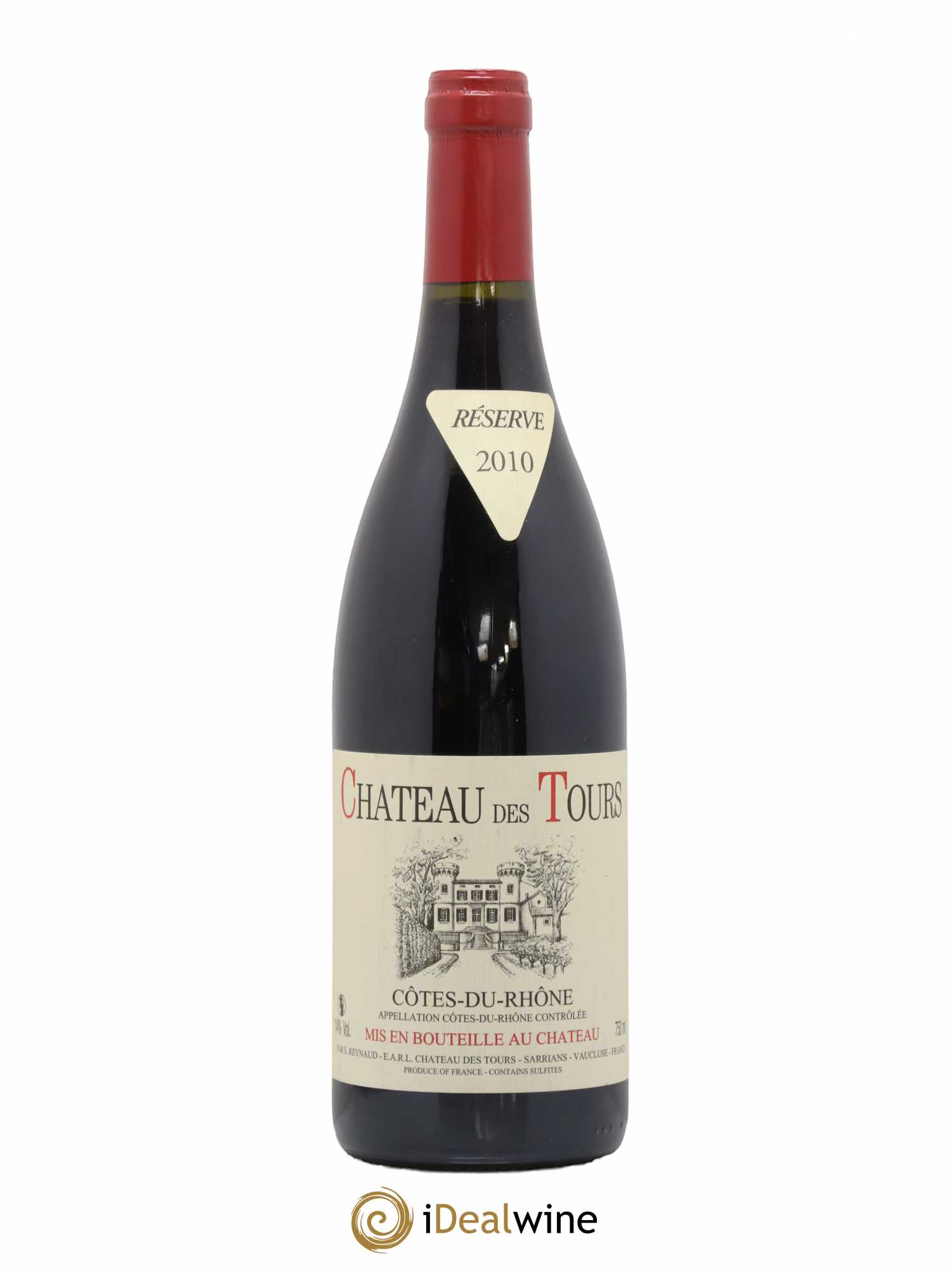 Côtes-du-Rhône Château des Tours Emmanuel Reynaud 2010 - Lot de 1 bouteille - 0