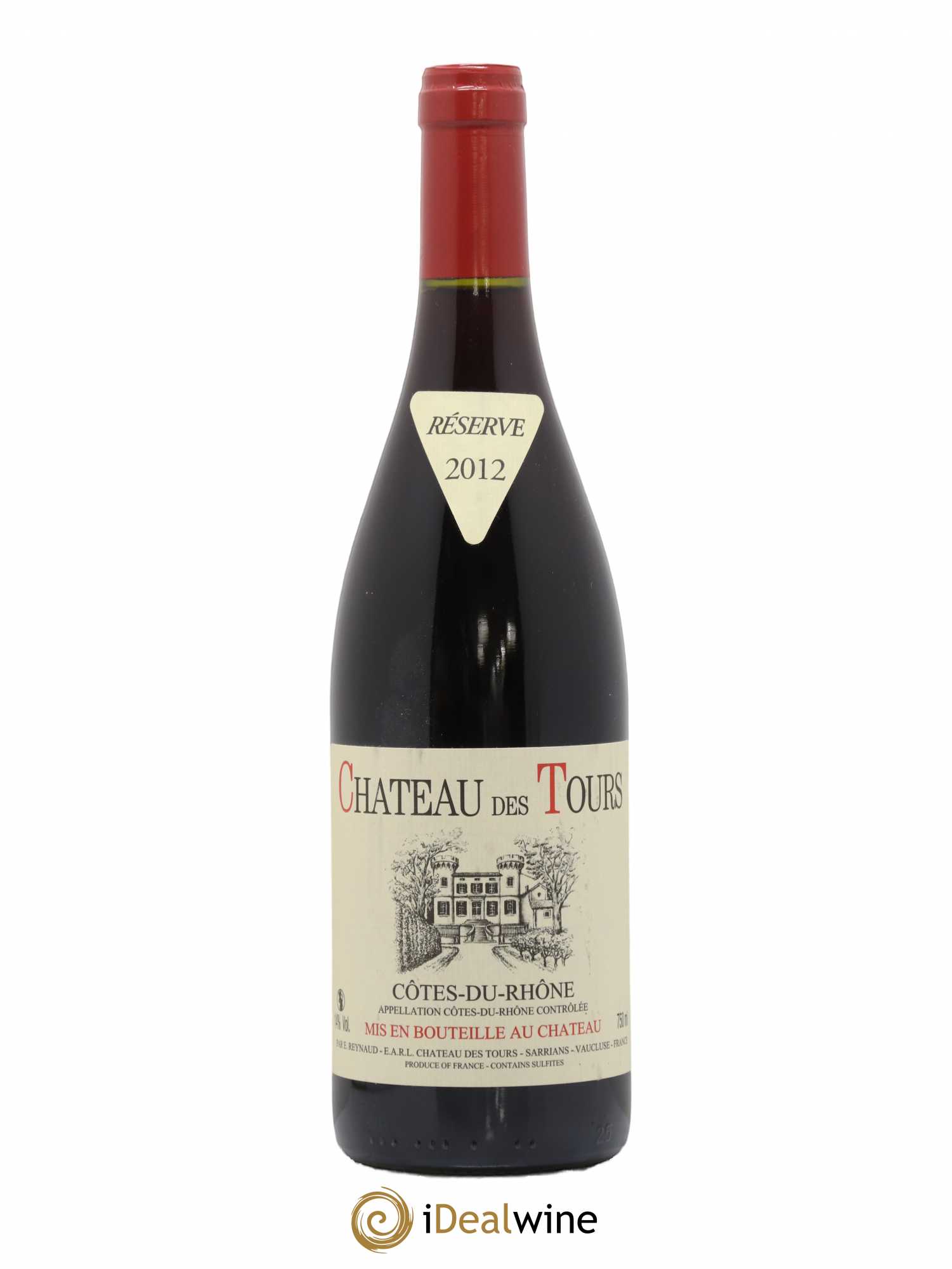 Côtes-du-Rhône Château des Tours Emmanuel Reynaud 2012 - Lot de 1 bouteille - 0