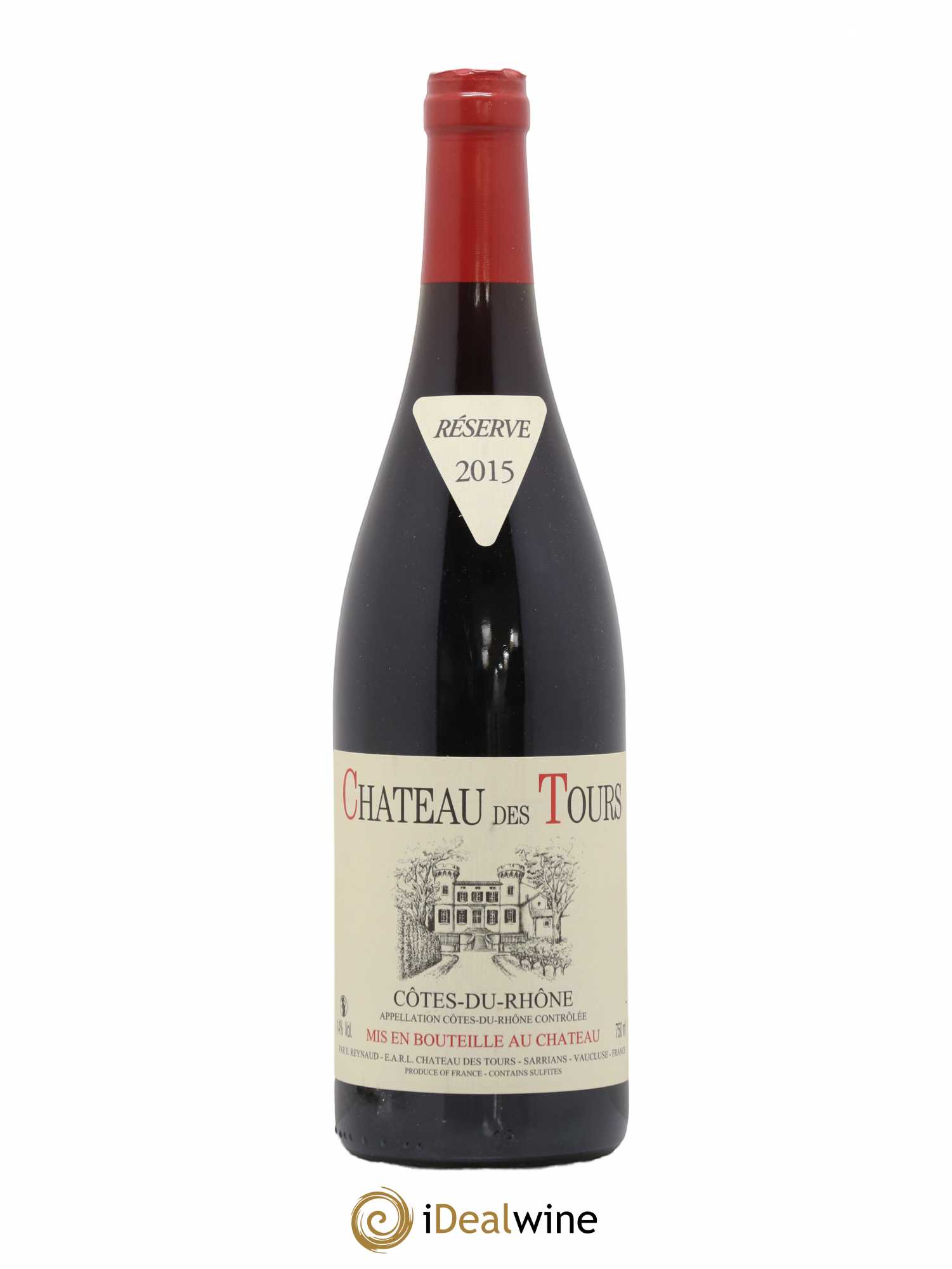 Côtes-du-Rhône Château des Tours Emmanuel Reynaud 2015 - Lot de 1 bouteille - 0