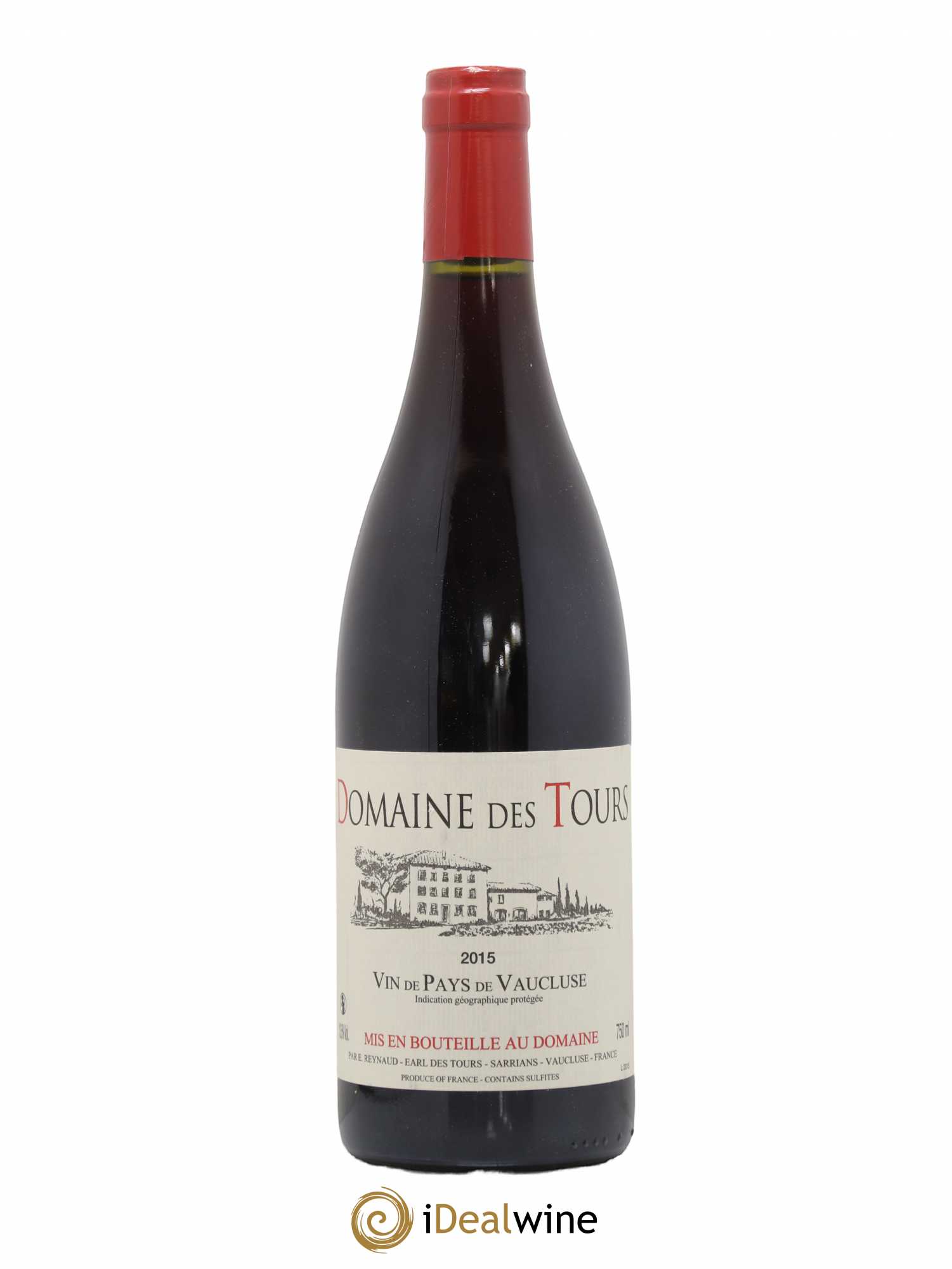 Vaucluse (Vin de Pays de Vaucluse) Domaine des Tours Emmanuel Reynaud 2015 - Lot de 1 bouteille - 0