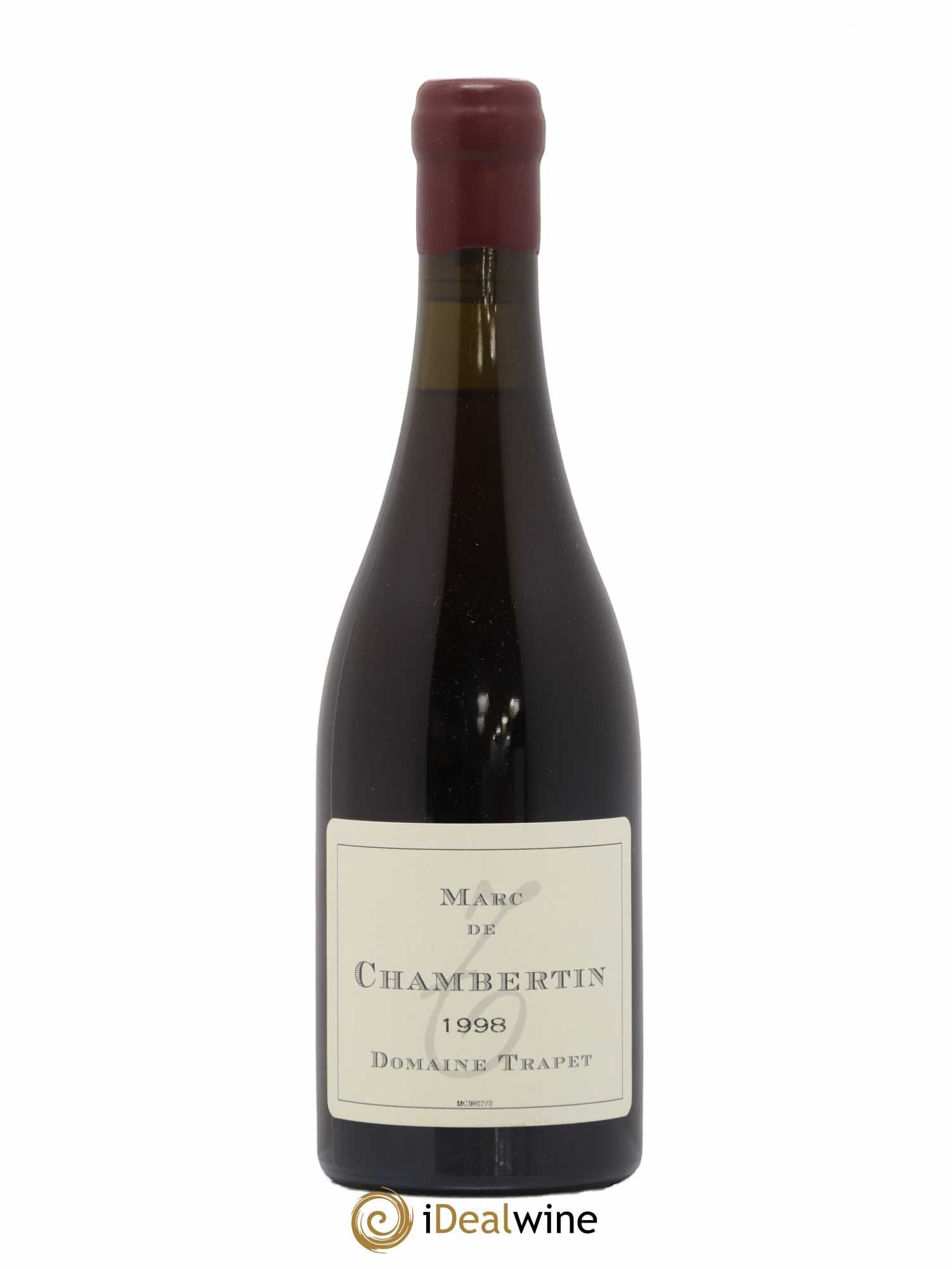 Marc de Bourgogne Marc de Chambertin Jean-Louis Trapet 50cl 1998 - Posten von 1 Flasche - 0
