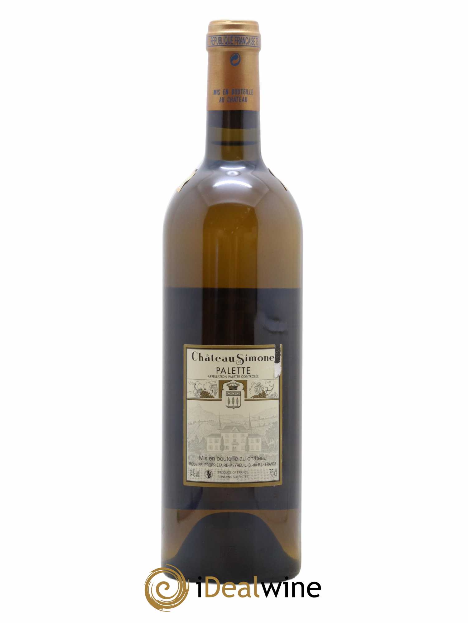 Palette Château Simone Famille Rougier 2019 - Lot de 1 bouteille - 1