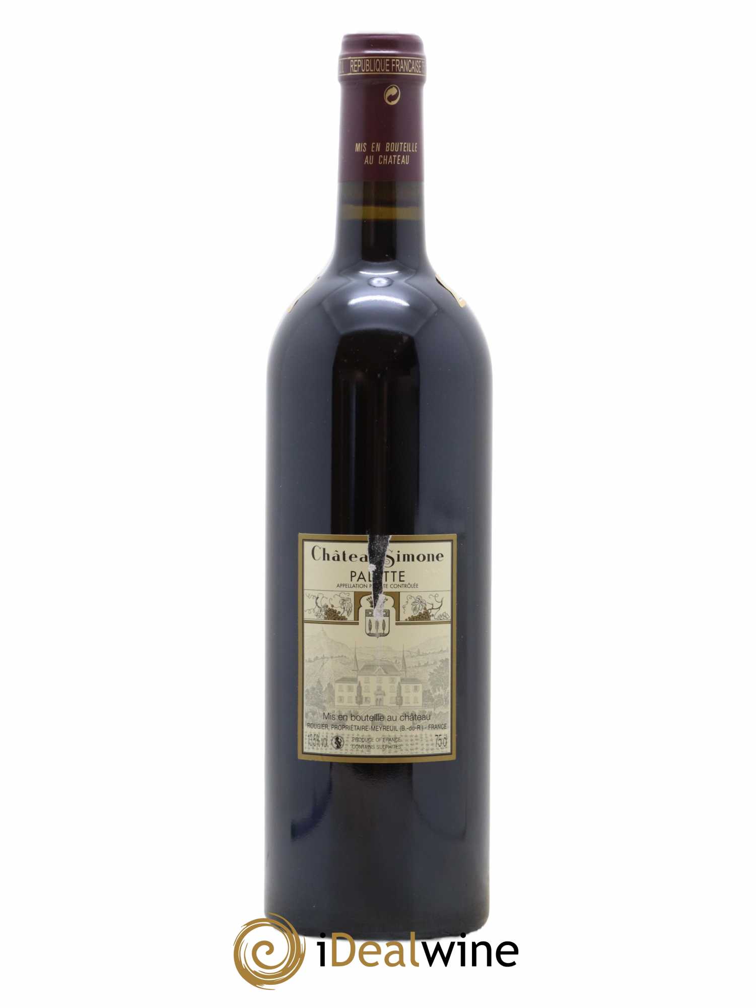 Palette Château Simone Famille Rougier 2018 - Lot of 1 bottle - 1