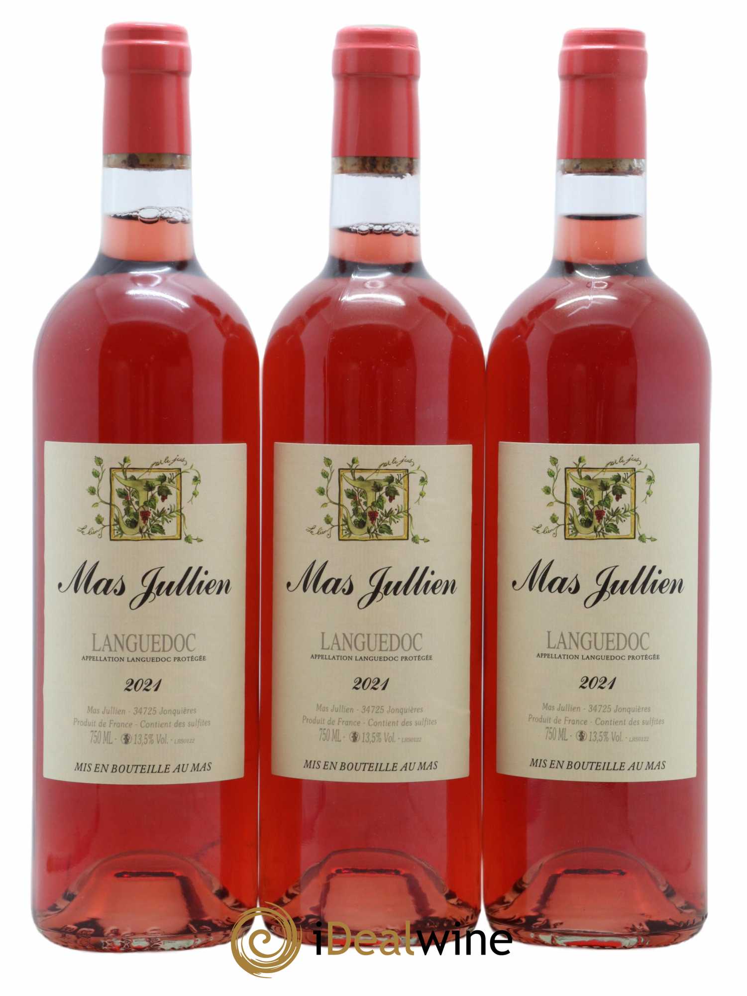 Languedoc Mas Jullien Olivier Jullien 2021 - Lot de 3 bouteilles - 0