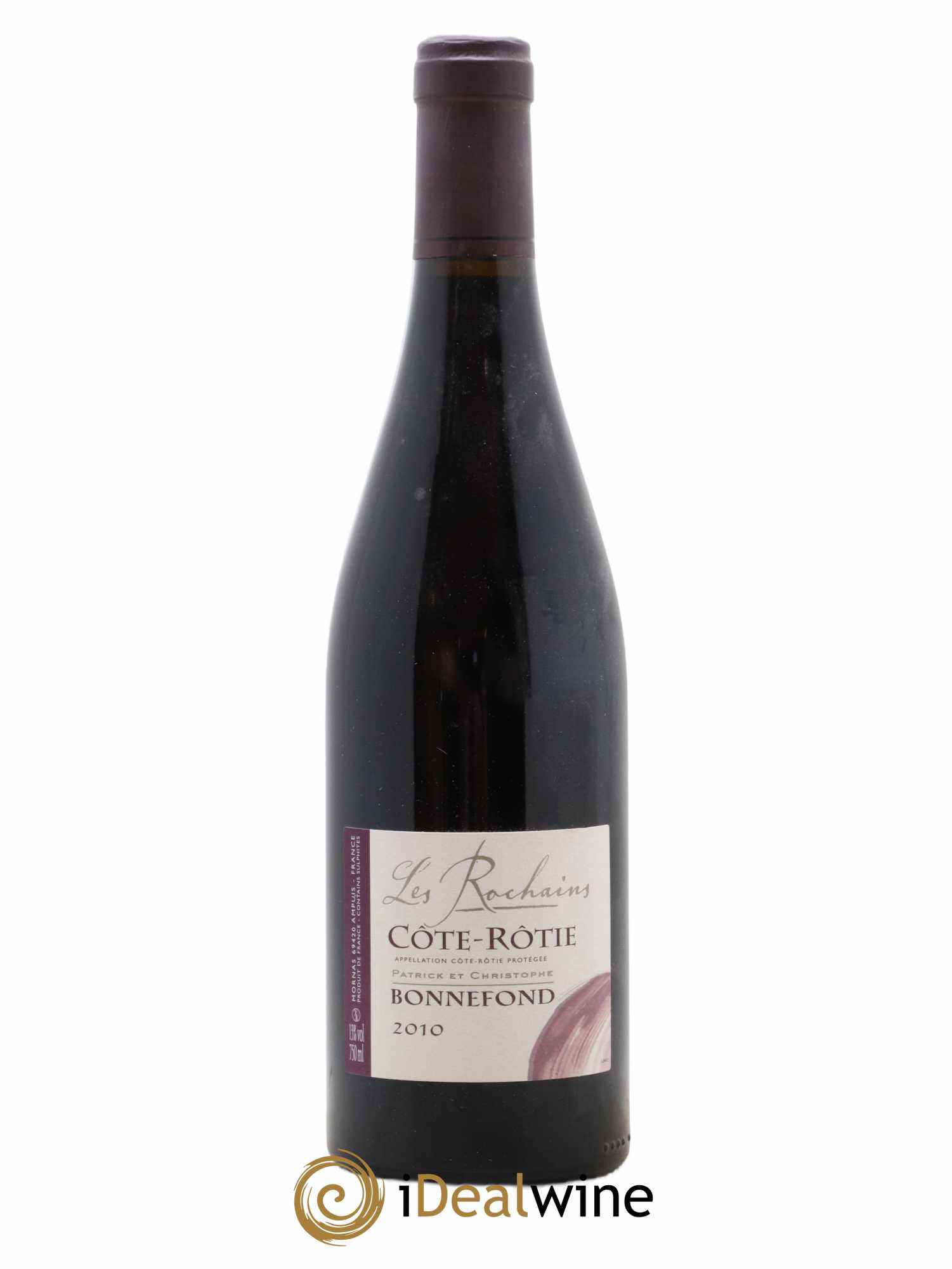Côte-Rôtie Les Rochains Domaine Bonnefond 2010 - Lot de 1 bouteille - 0